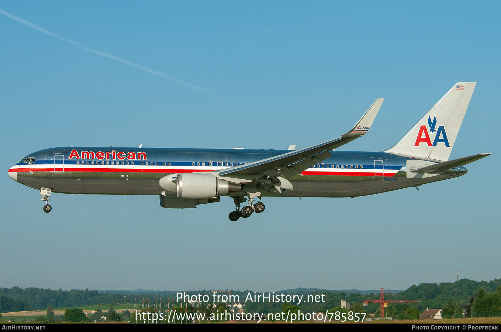 Aircraft Photo of N399AN | Boeing 767-323/ER | American Airlines | AirHistory.net #785857