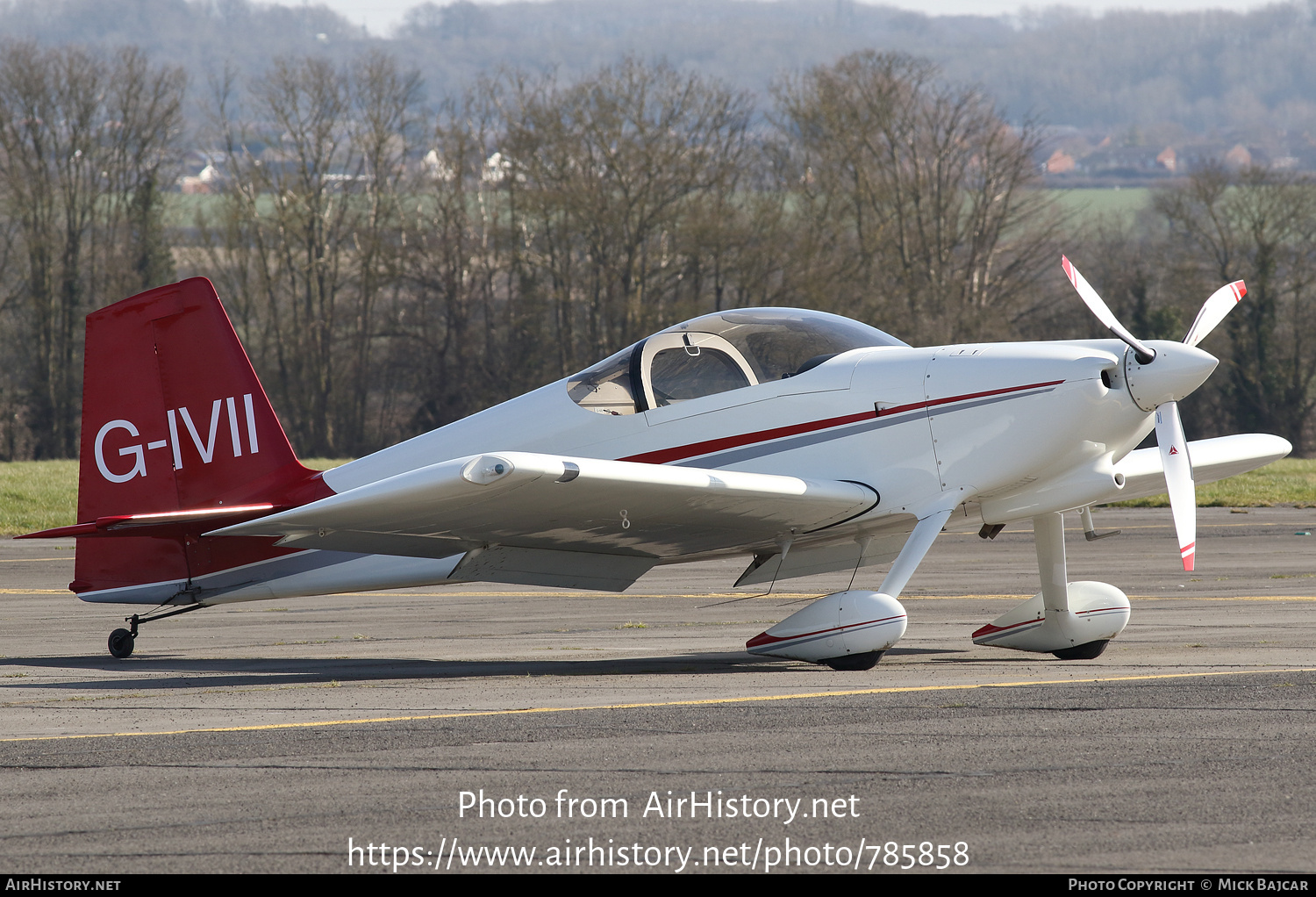 Aircraft Photo of G-IVII | Van's RV-7 | AirHistory.net #785858