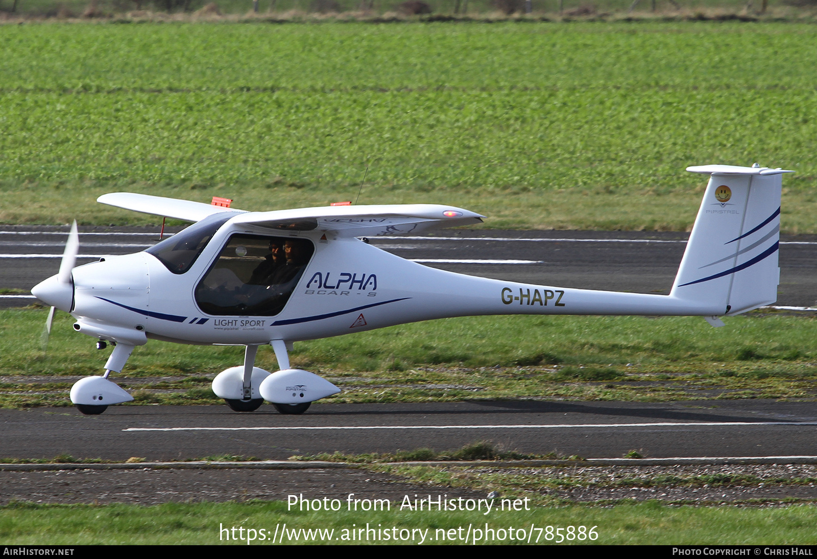 Aircraft Photo of G-HAPZ | Pipistrel Alpha BCAR-S 164 | AirHistory.net #785886