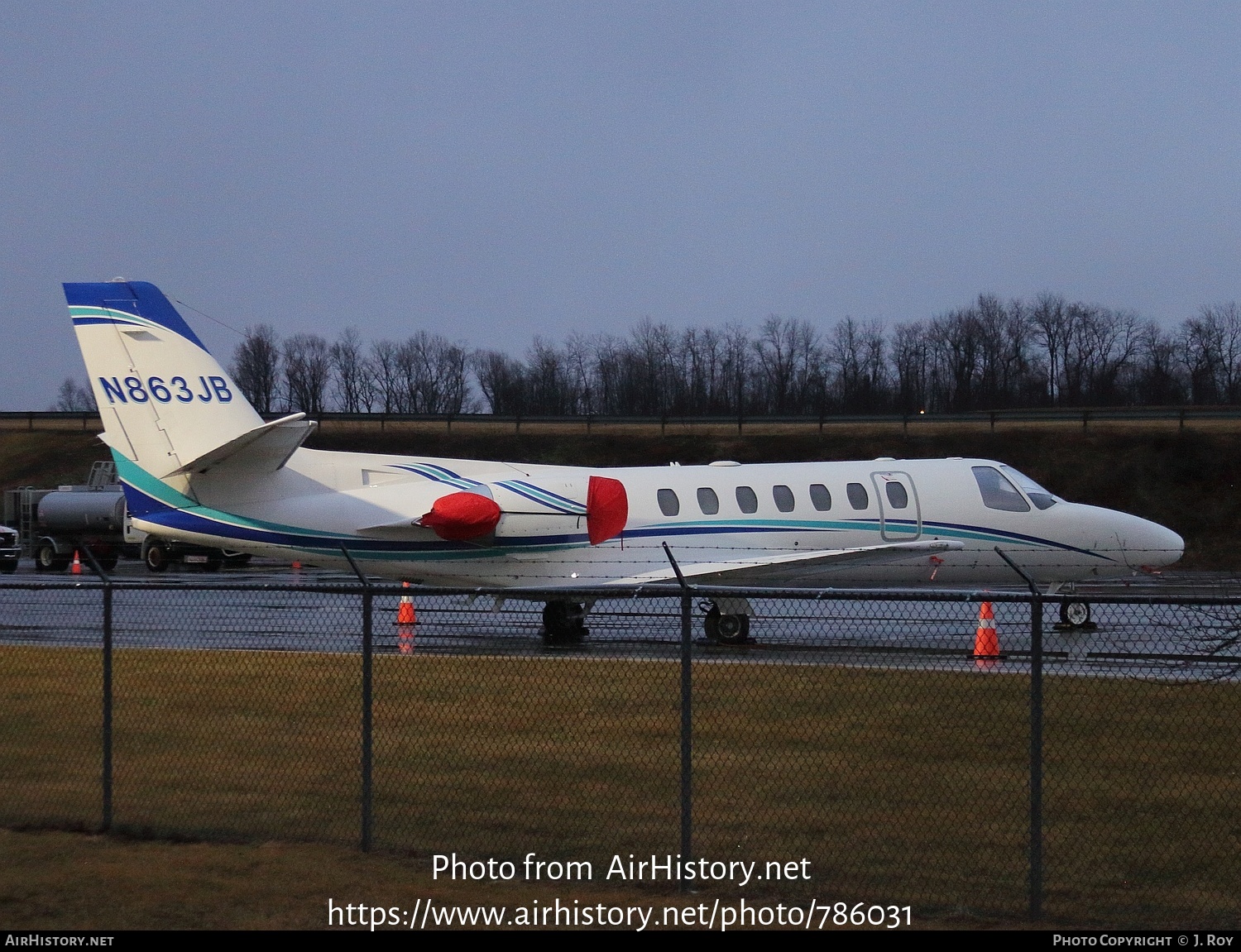 Aircraft Photo of N863JB | Cessna 560 Citation Ultra | AirHistory.net #786031