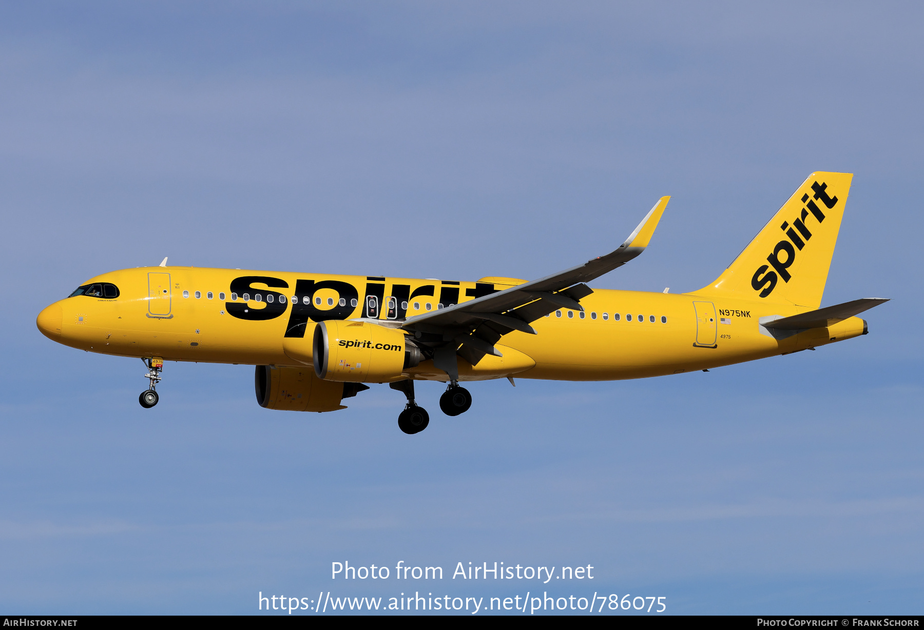 Aircraft Photo of N975NK | Airbus A320-271N | Spirit Airlines | AirHistory.net #786075