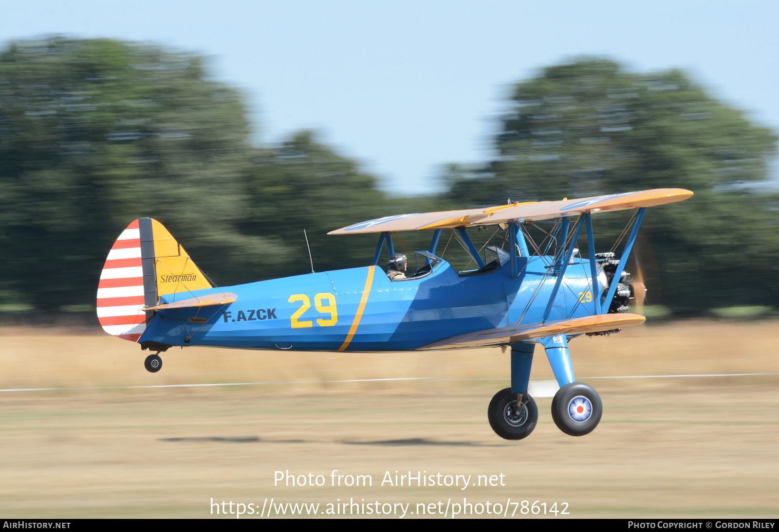 Aircraft Photo of F-AZCK | Stearman PT-17 Kaydet (A75N1) | USA - Air Force | AirHistory.net #786142