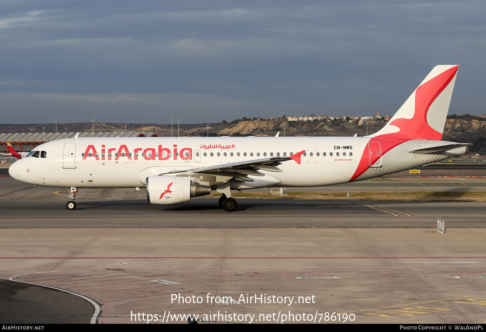 Aircraft Photo of CN-NMS | Airbus A320-214 | Air Arabia | AirHistory.net #786190