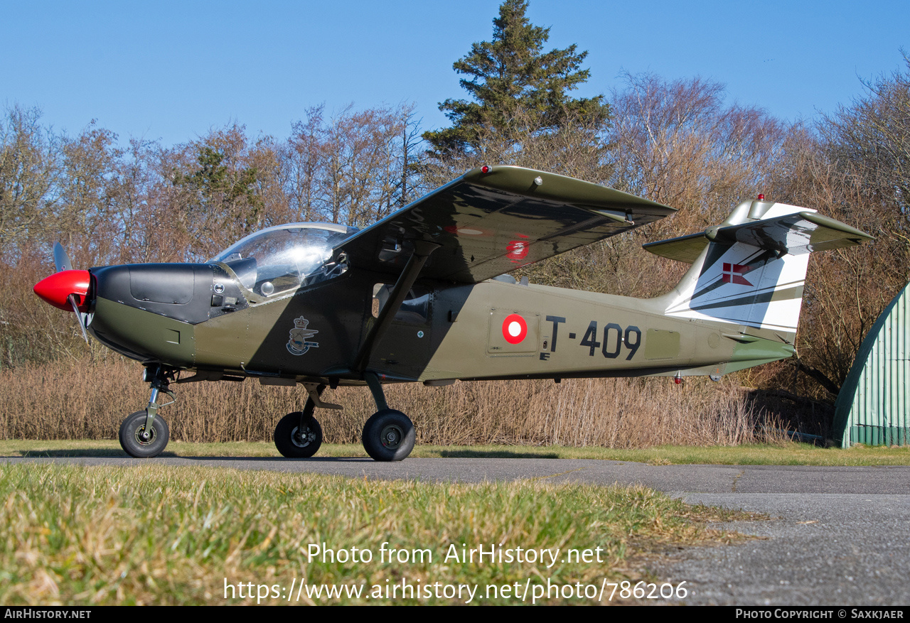 Aircraft Photo of T-409 | Saab T-17 Supporter | Denmark - Air Force | AirHistory.net #786206