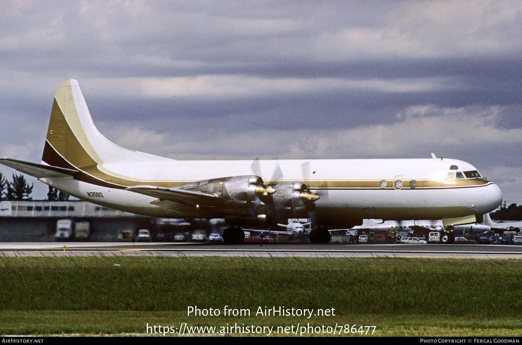 Aircraft Photo of N358Q | Lockheed L-188A(F) Electra | AirHistory.net #786477