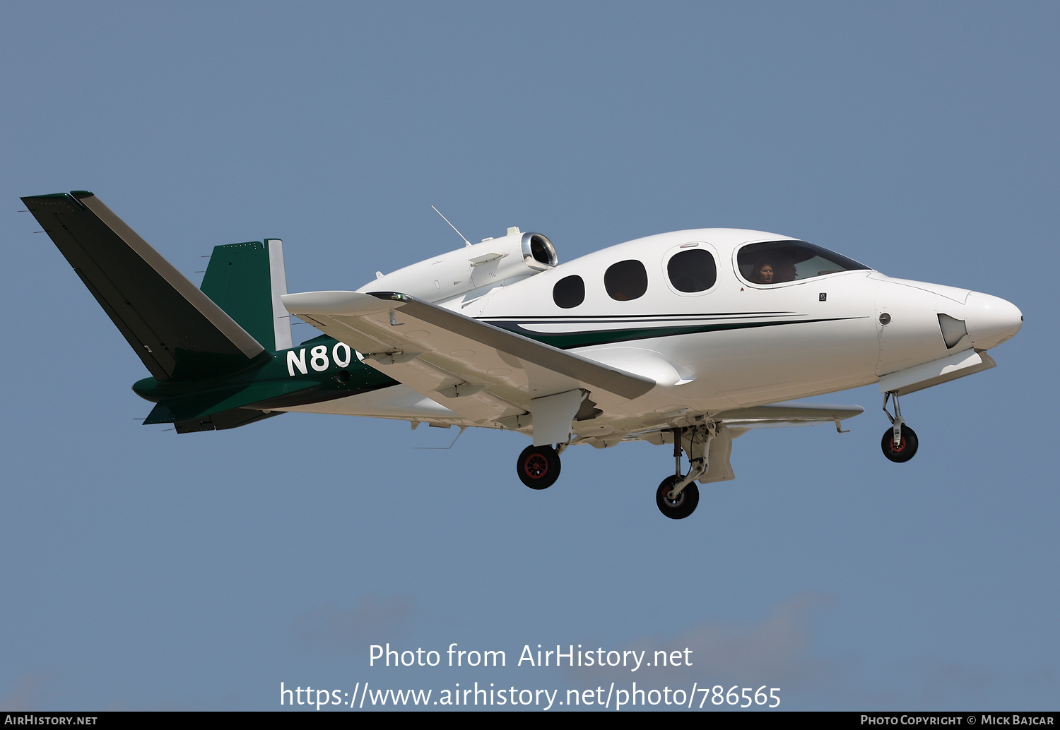 Aircraft Photo of N800BB | Cirrus SF-50 Vision | AirHistory.net #786565