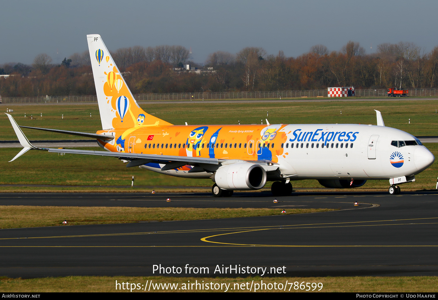 Aircraft Photo of TC-SPF | Boeing 737-8K5 | SunExpress | AirHistory.net #786599