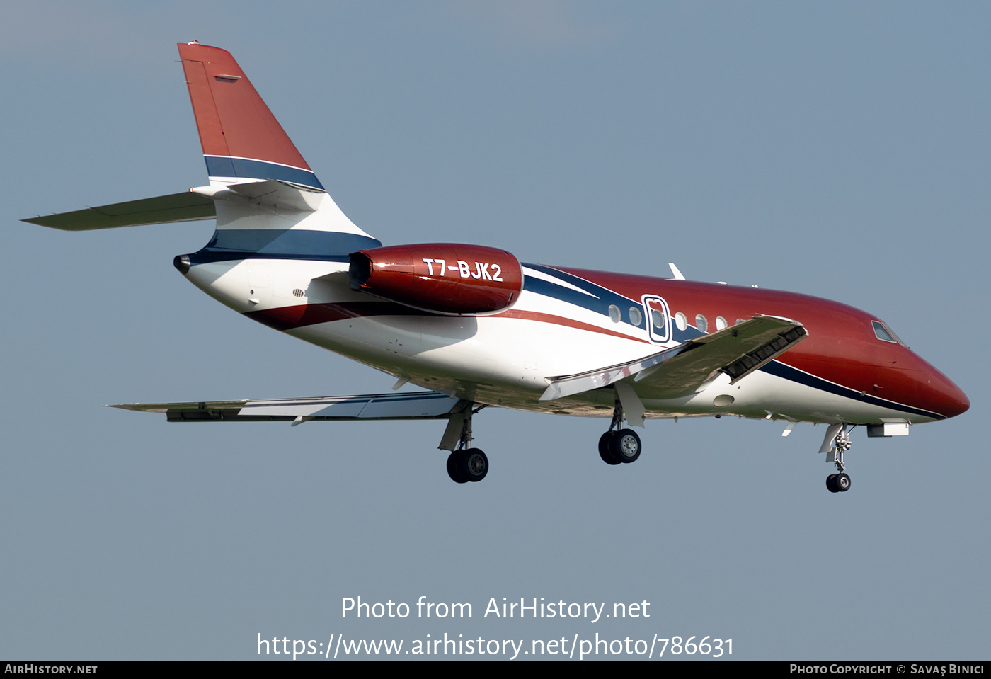 Aircraft Photo of T7-BJK2 | Dassault Falcon 2000 | AirHistory.net #786631