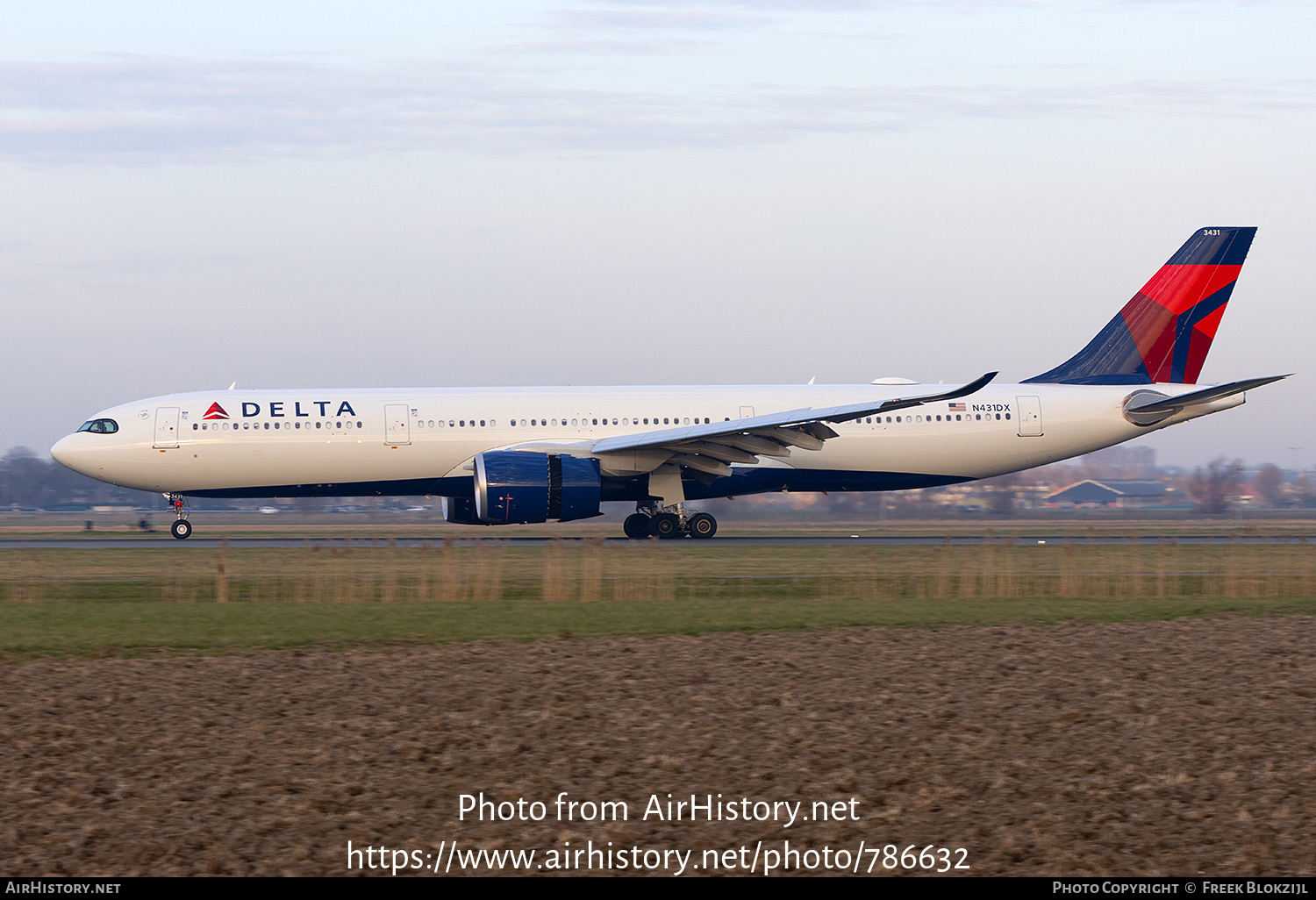 Aircraft Photo of N431DX | Airbus A330-941N | Delta Air Lines | AirHistory.net #786632