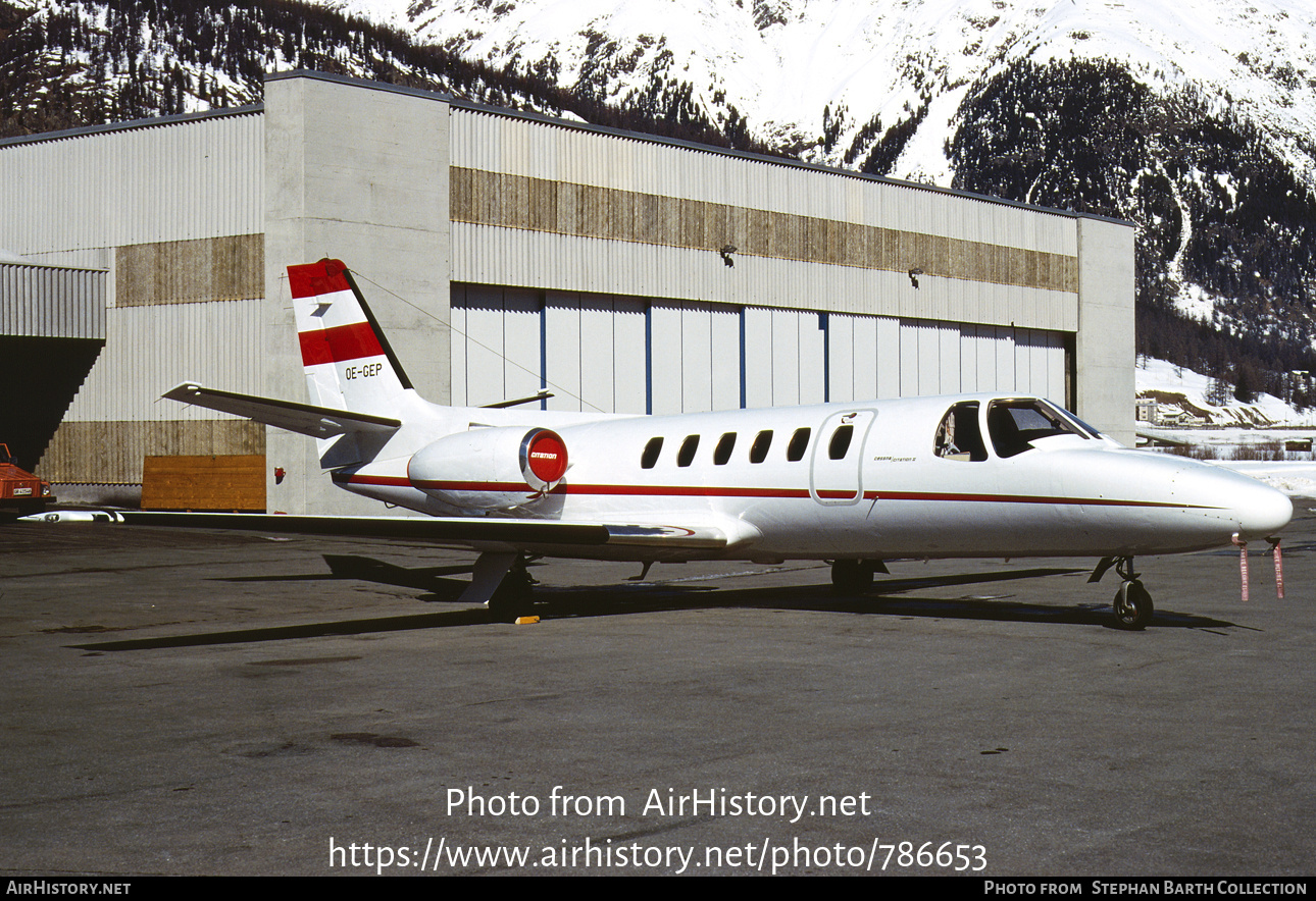 Aircraft Photo of OE-GEP | Cessna 550 Citation II | AirHistory.net #786653