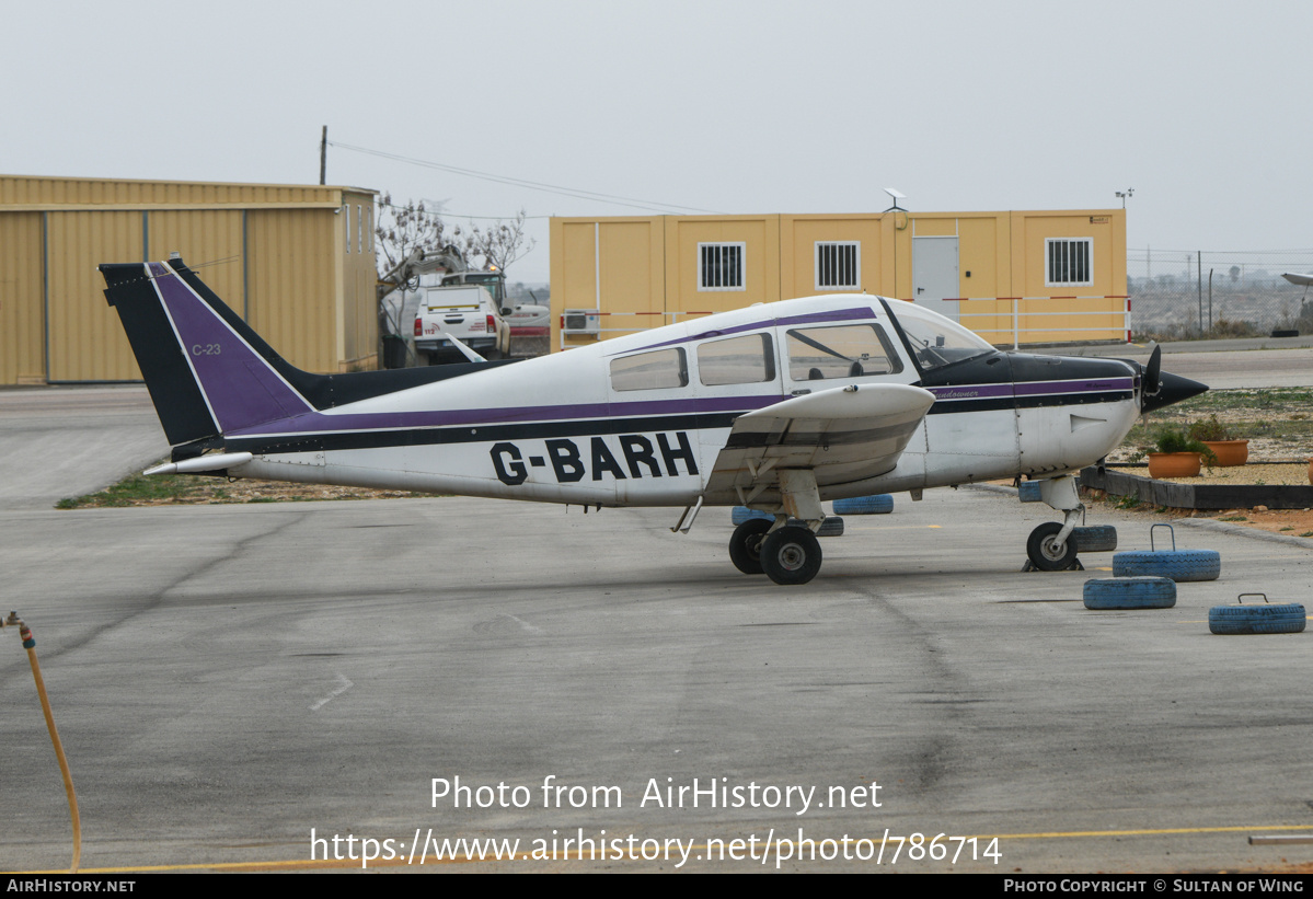 Aircraft Photo of G-BARH | Beech C23 Sundowner 180 | AirHistory.net #786714