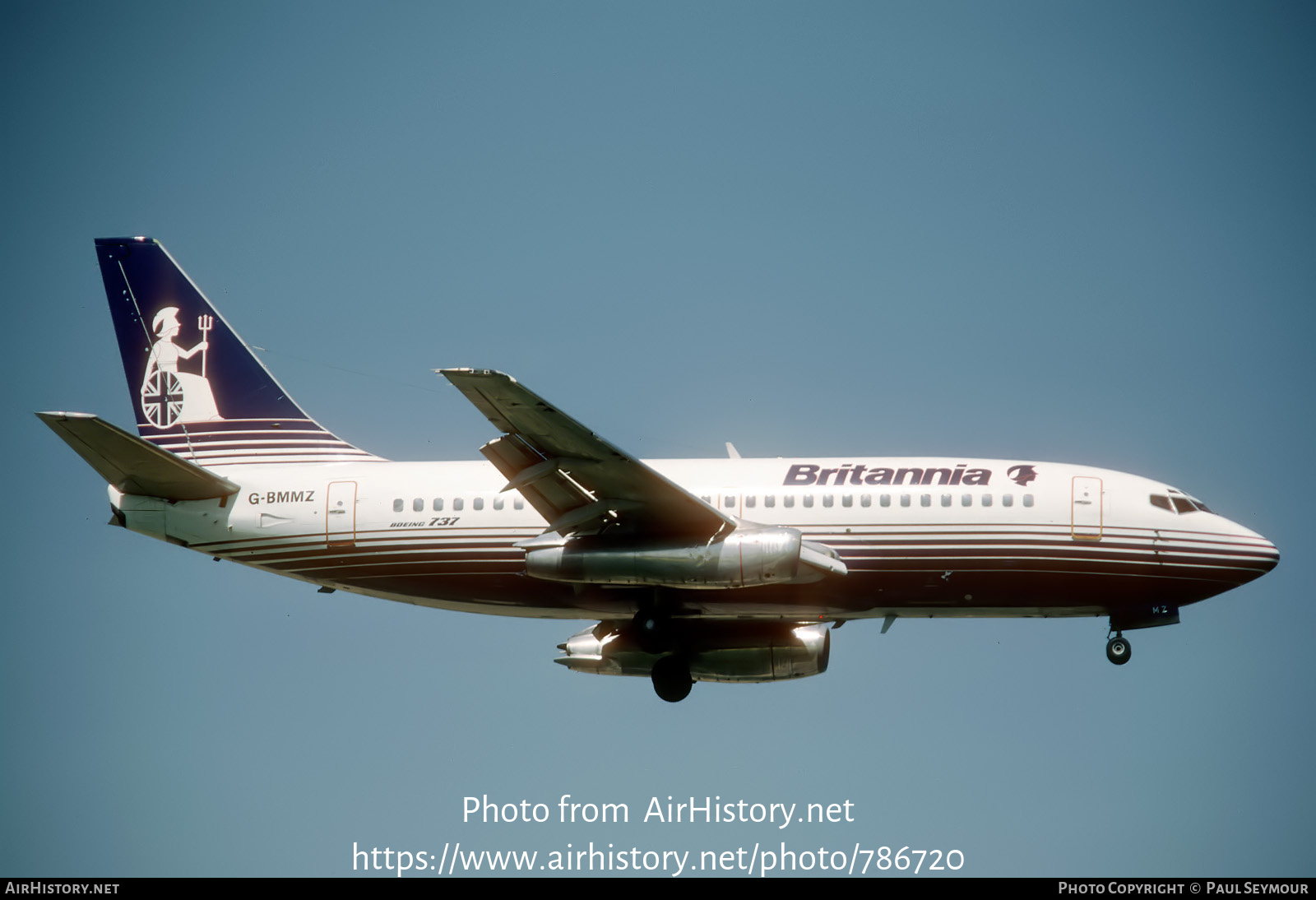 Aircraft Photo of G-BMMZ | Boeing 737-2D6/Adv | Britannia Airways | AirHistory.net #786720