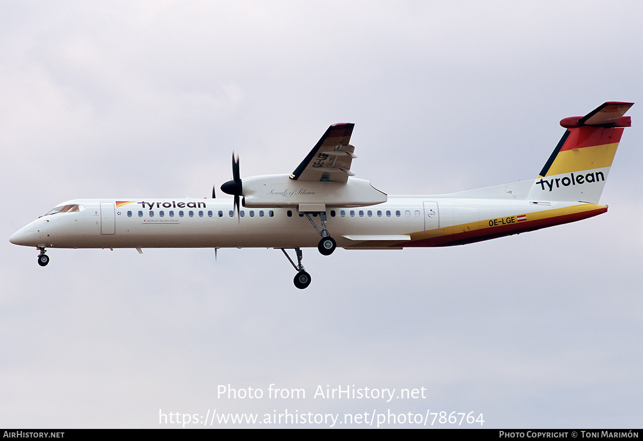 Aircraft Photo of OE-LGE | Bombardier DHC-8-402 Dash 8 | Tyrolean Airways | AirHistory.net #786764