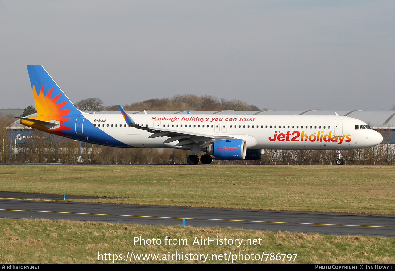 Aircraft Photo of G-SUNF | Airbus A321-251NX | Jet2 Holidays | AirHistory.net #786797