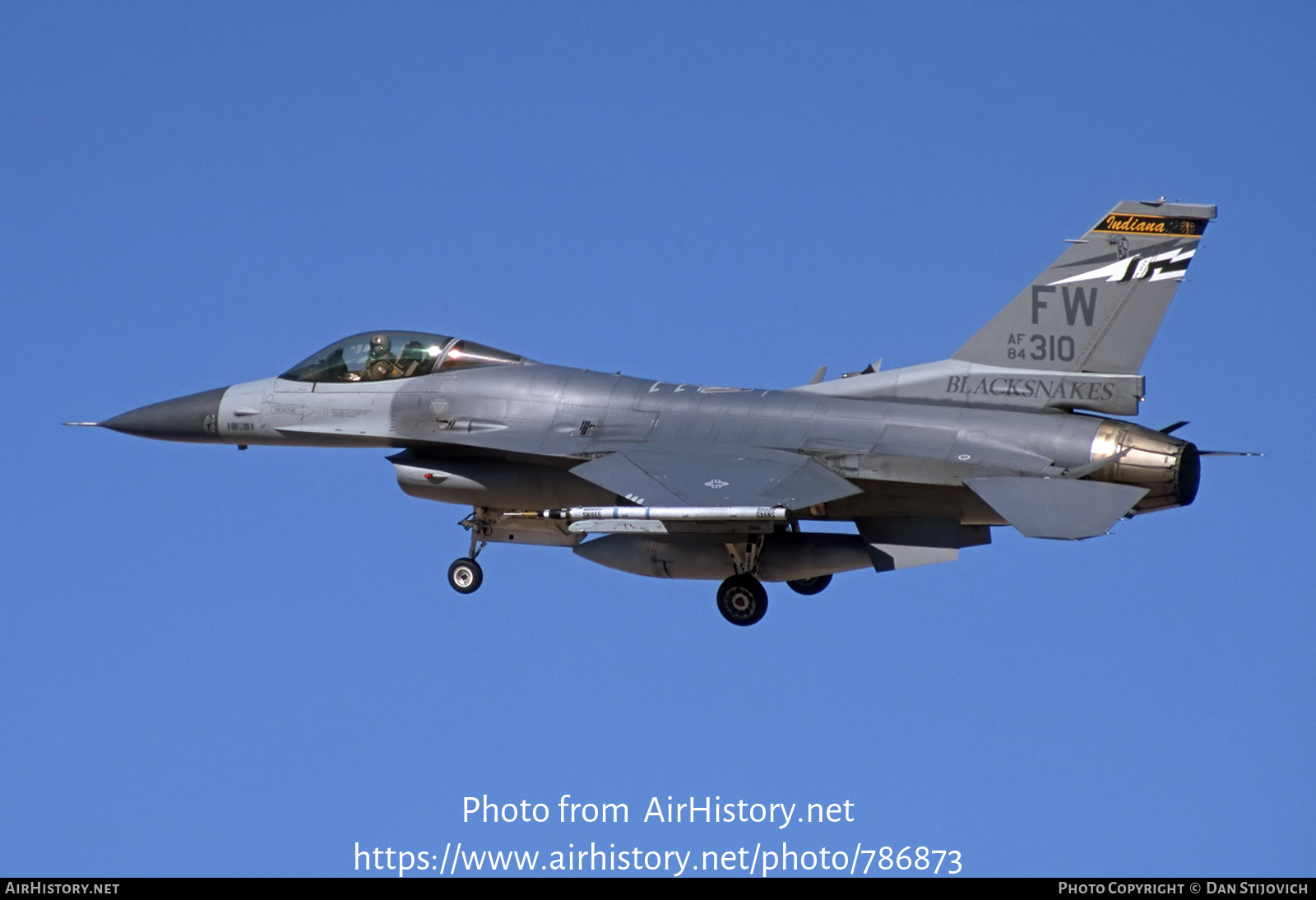 Aircraft Photo of 84-1310 / AF84-310 | General Dynamics F-16C Fighting Falcon | USA - Air Force | AirHistory.net #786873