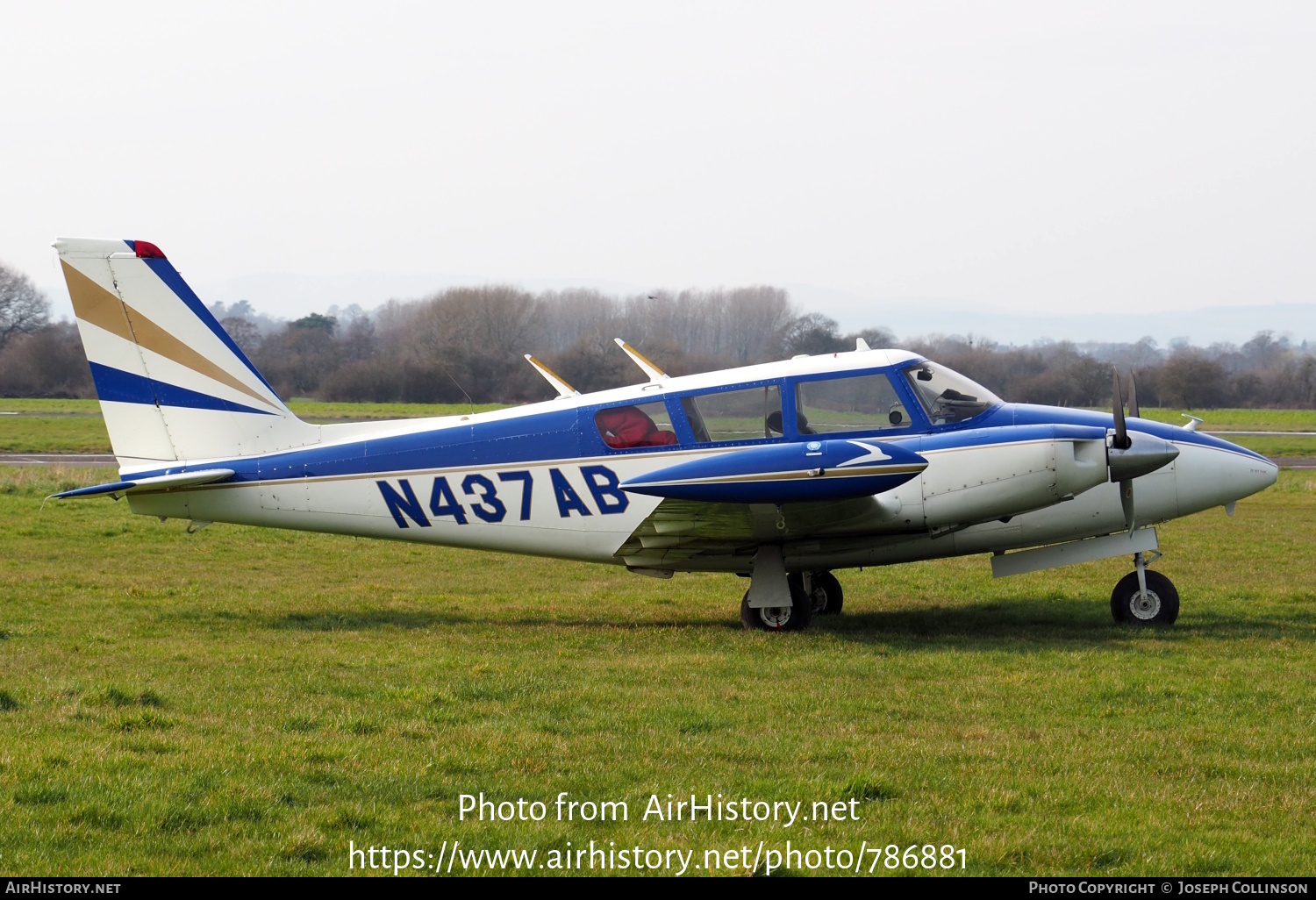 Aircraft Photo of N437AB | Piper PA-30-160 Twin Comanche B | AirHistory.net #786881