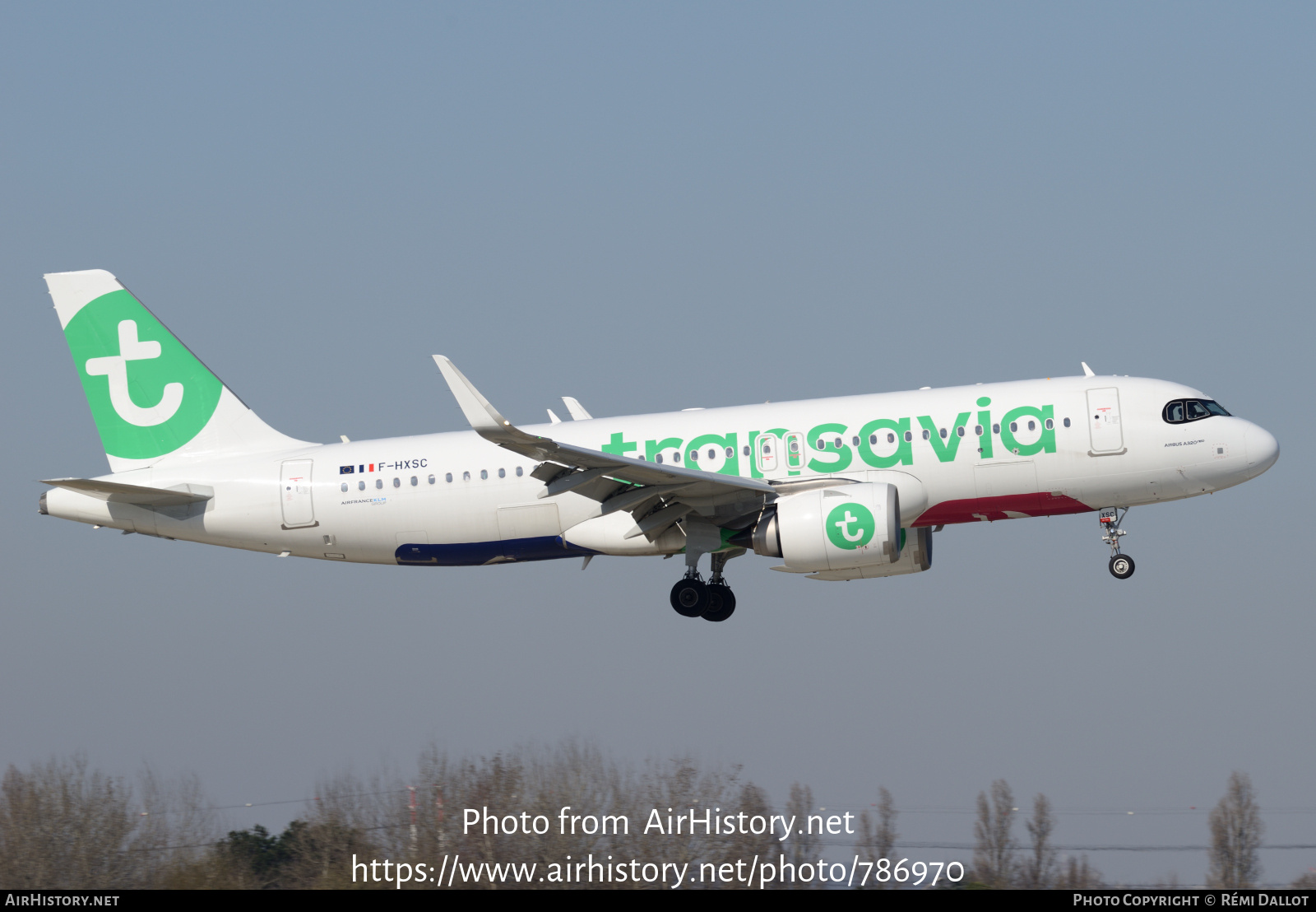 Aircraft Photo of F-HXSC | Airbus A320-252N | Transavia | AirHistory.net #786970