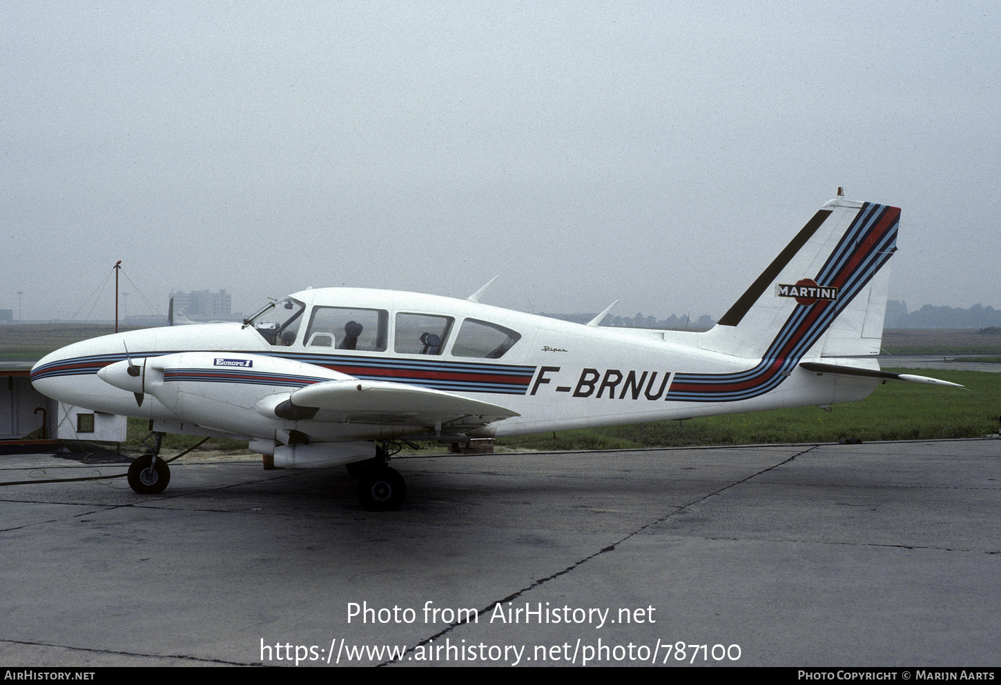 Aircraft Photo of F-BRNU | Piper PA-23-250 Aztec C | Patrouille Martini-Europe1 | AirHistory.net #787100