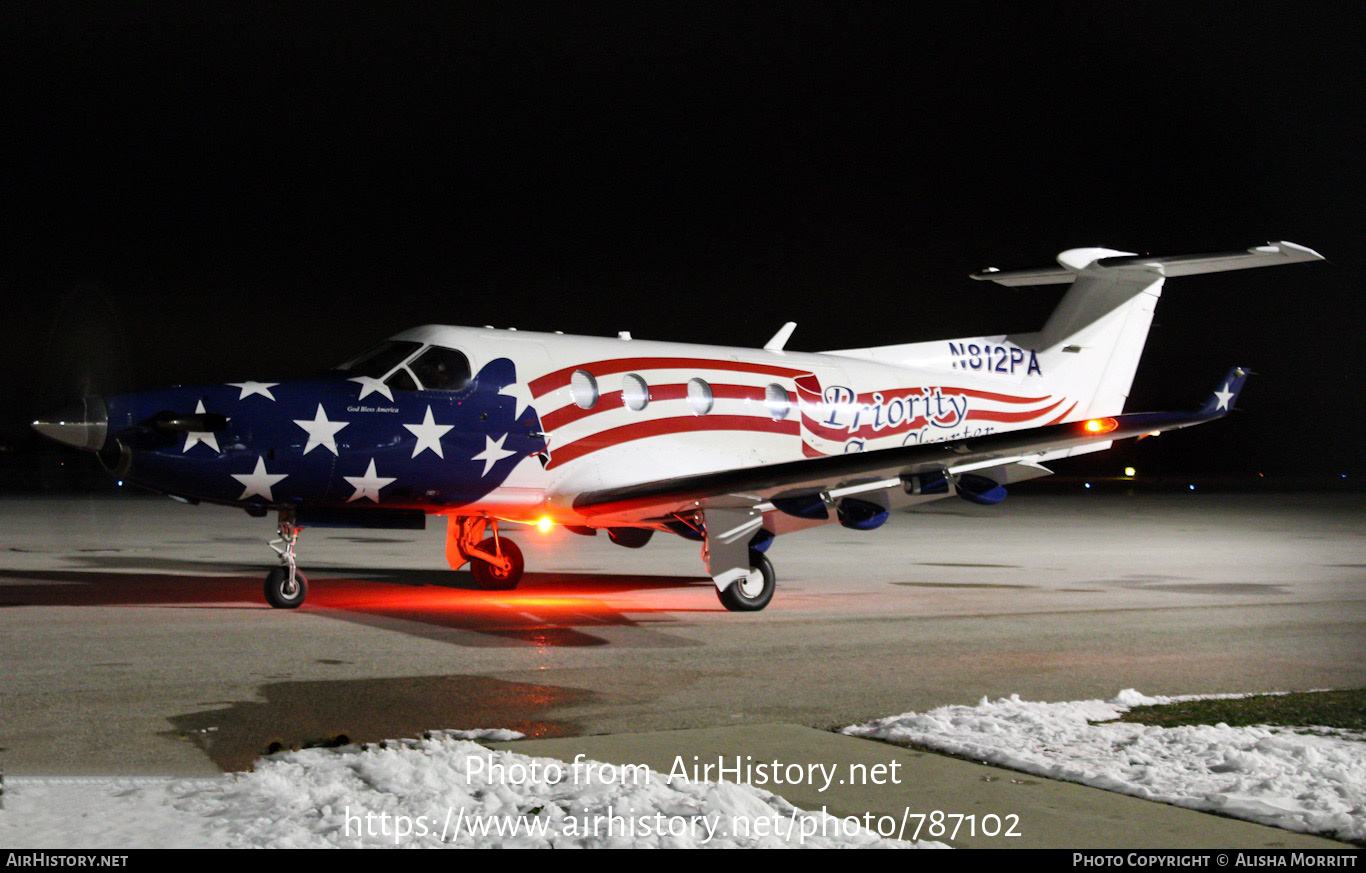 Aircraft Photo of N812PA | Pilatus PC-12 | Priority Air Charter | AirHistory.net #787102