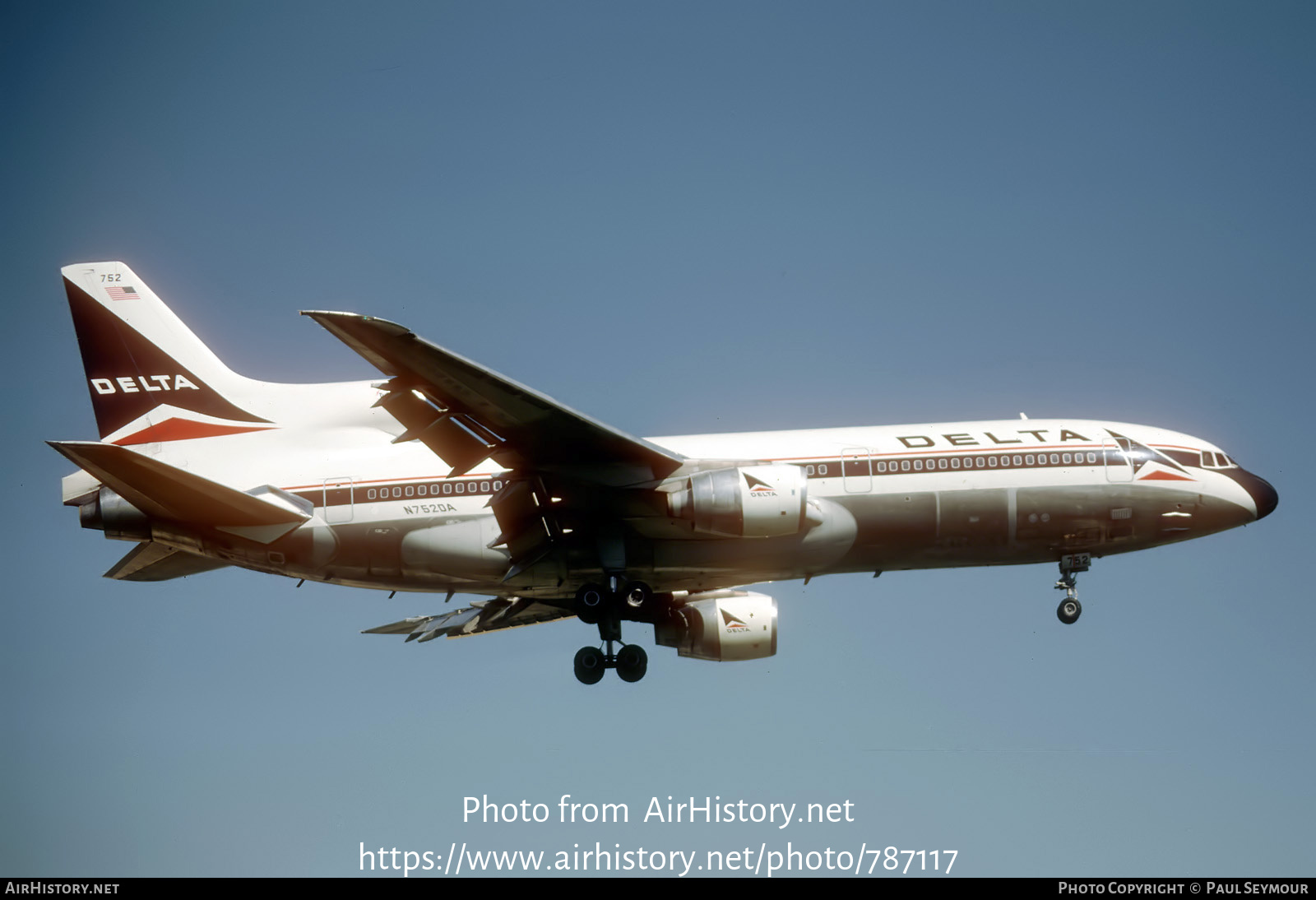 Aircraft Photo of N752DA | Lockheed L-1011-385-3 TriStar 500 | Delta Air Lines | AirHistory.net #787117