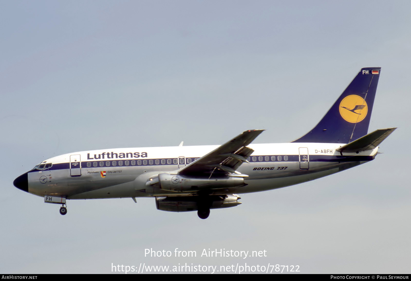 Aircraft Photo of D-ABFH | Boeing 737-230/Adv | Lufthansa | AirHistory.net #787122