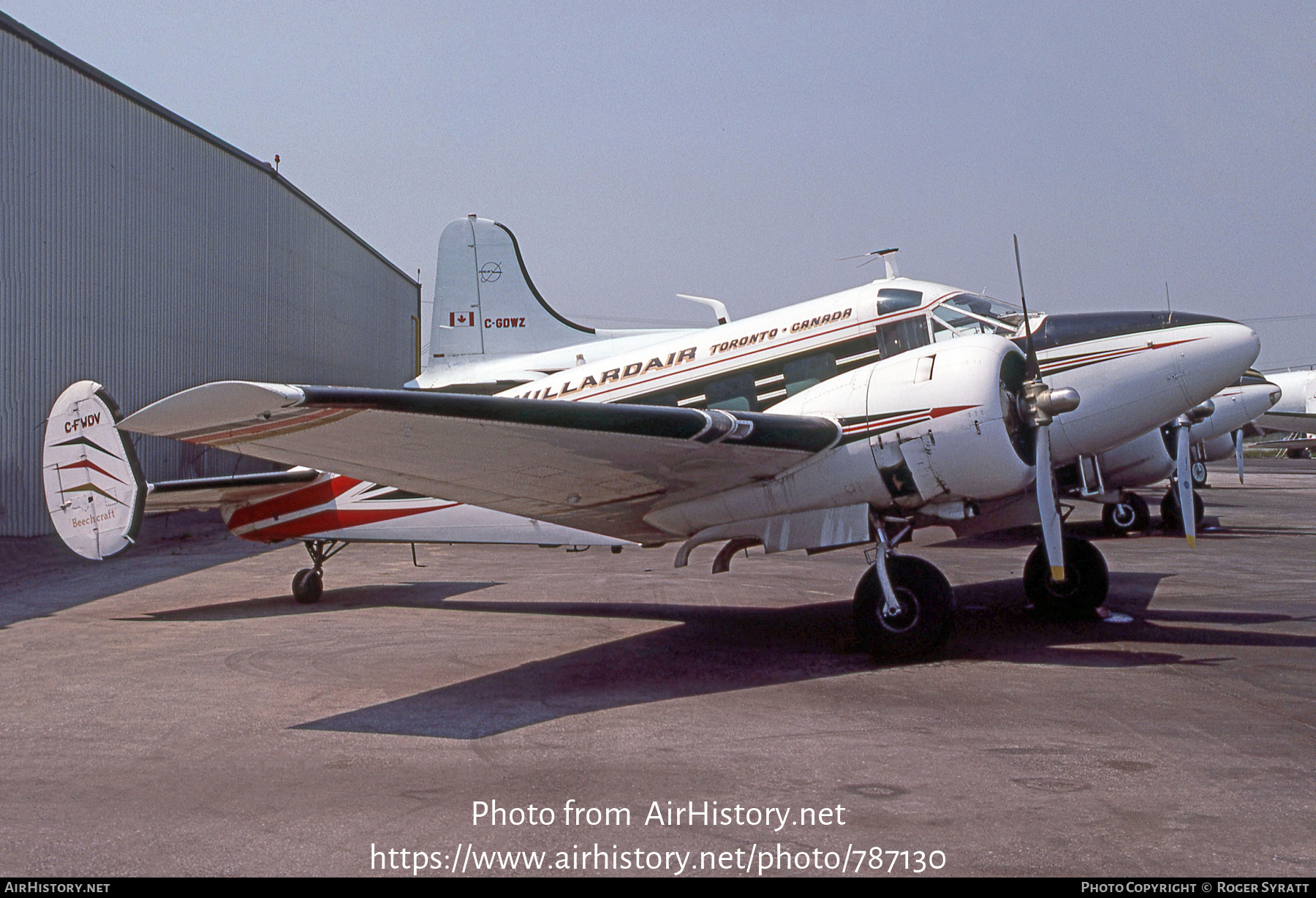 Aircraft Photo of C-FWDV | Beech E18S-9700 | Millardair | AirHistory.net #787130