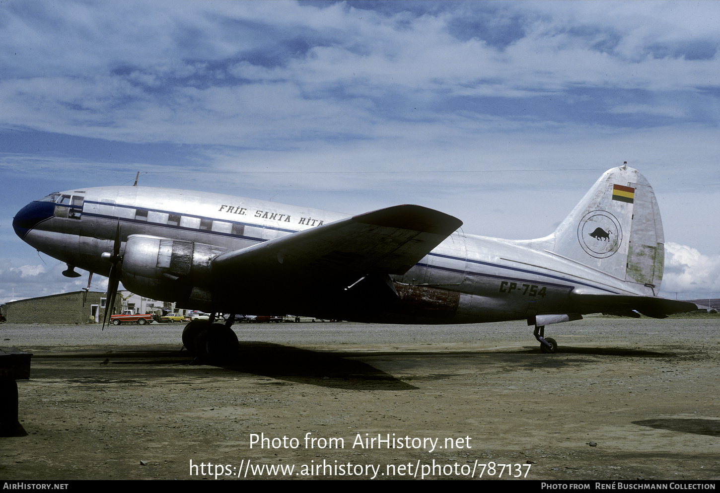 Aircraft Photo of CP-754 | Curtiss C-46F Commando | Frigorífico Santa Rita | AirHistory.net #787137