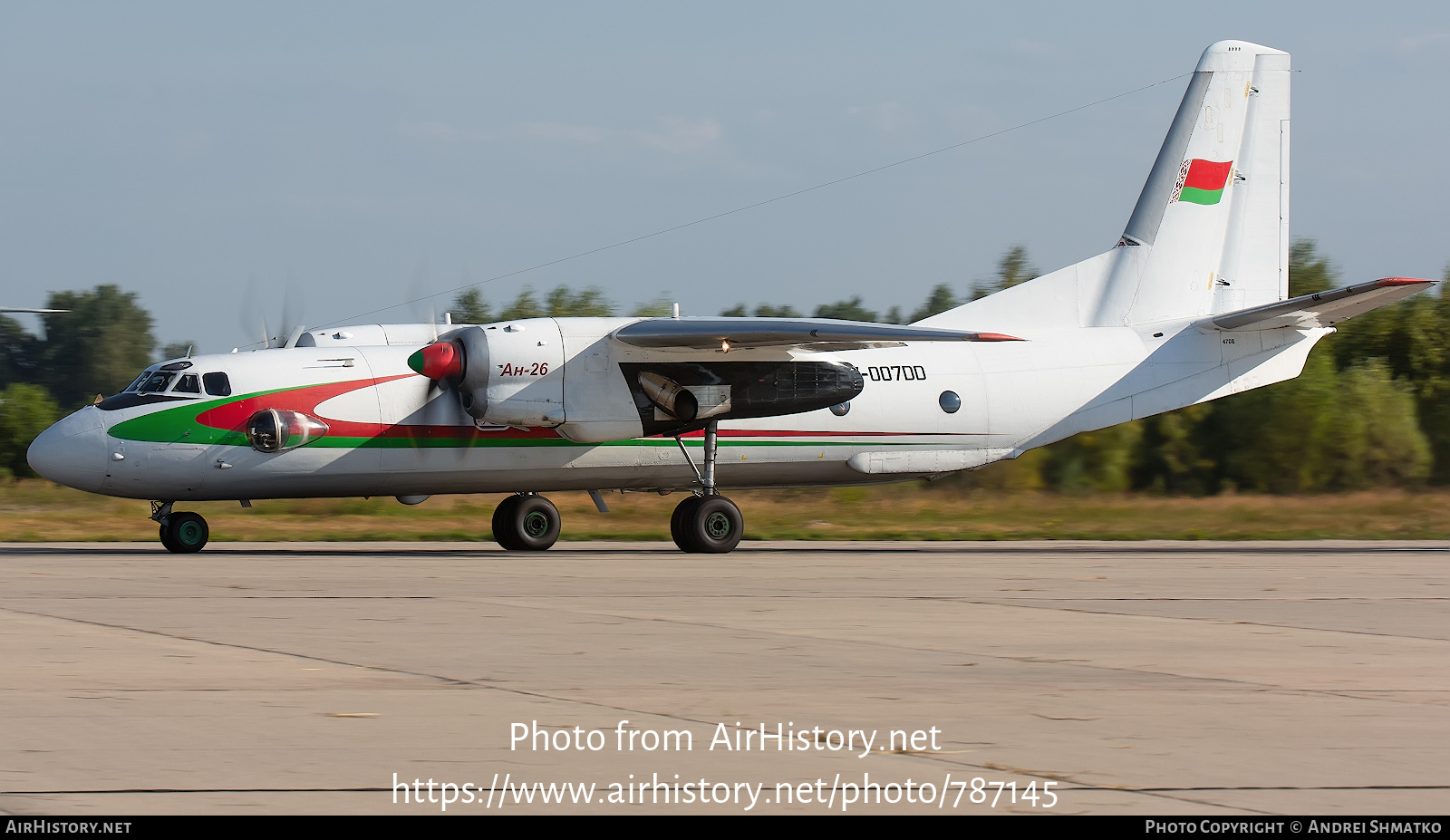 Aircraft Photo of EW-007DD | Antonov An-26 | Belarus - Air Force | AirHistory.net #787145