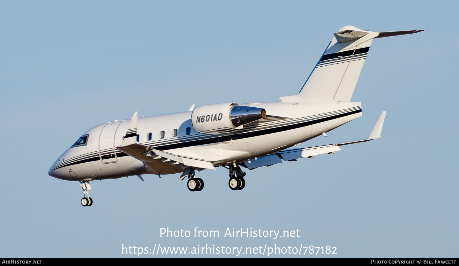 Aircraft Photo of N601AD | Canadair Challenger 601-3R (CL-600-2B16) | AirHistory.net #787182