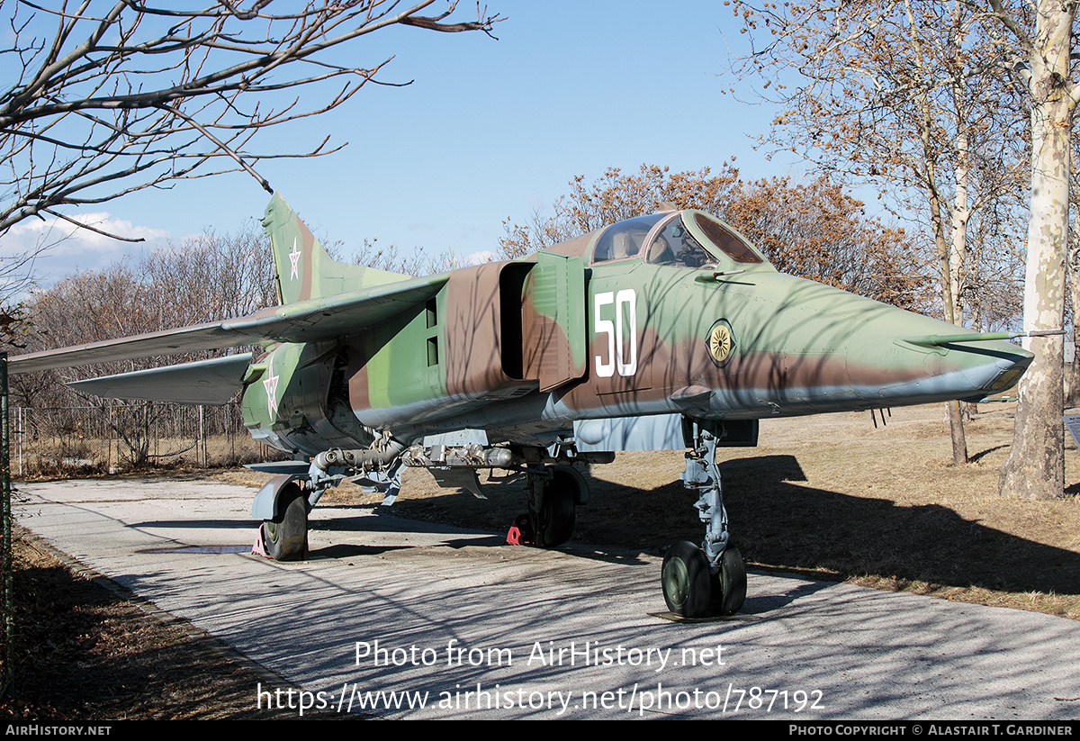 Aircraft Photo of 50 | Mikoyan-Gurevich MiG-23BN | Bulgaria - Air Force | AirHistory.net #787192