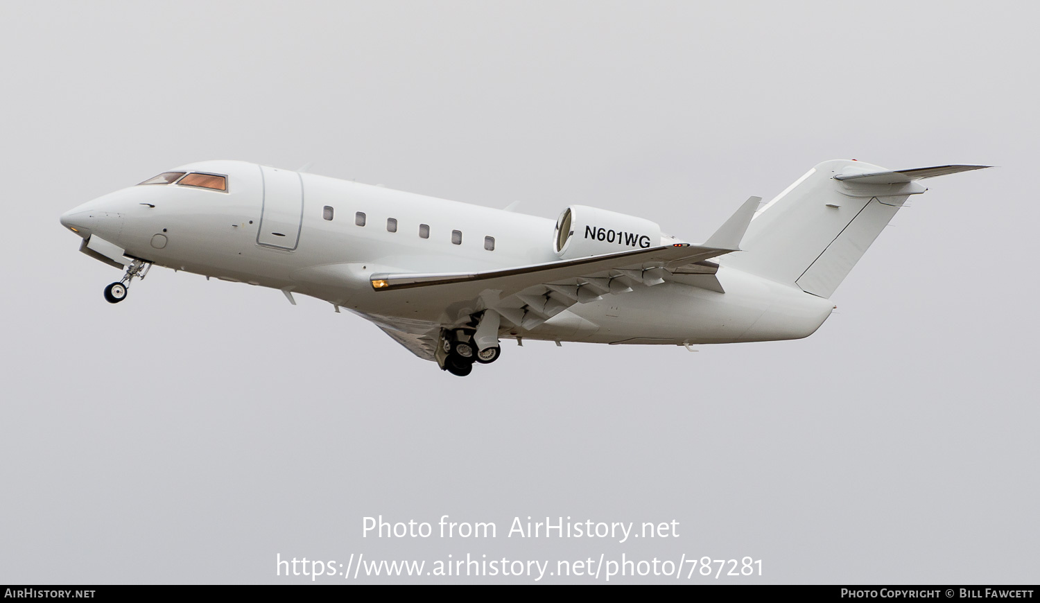 Aircraft Photo of N601WG | Canadair Challenger 601-3A (CL-600-2B16) | AirHistory.net #787281