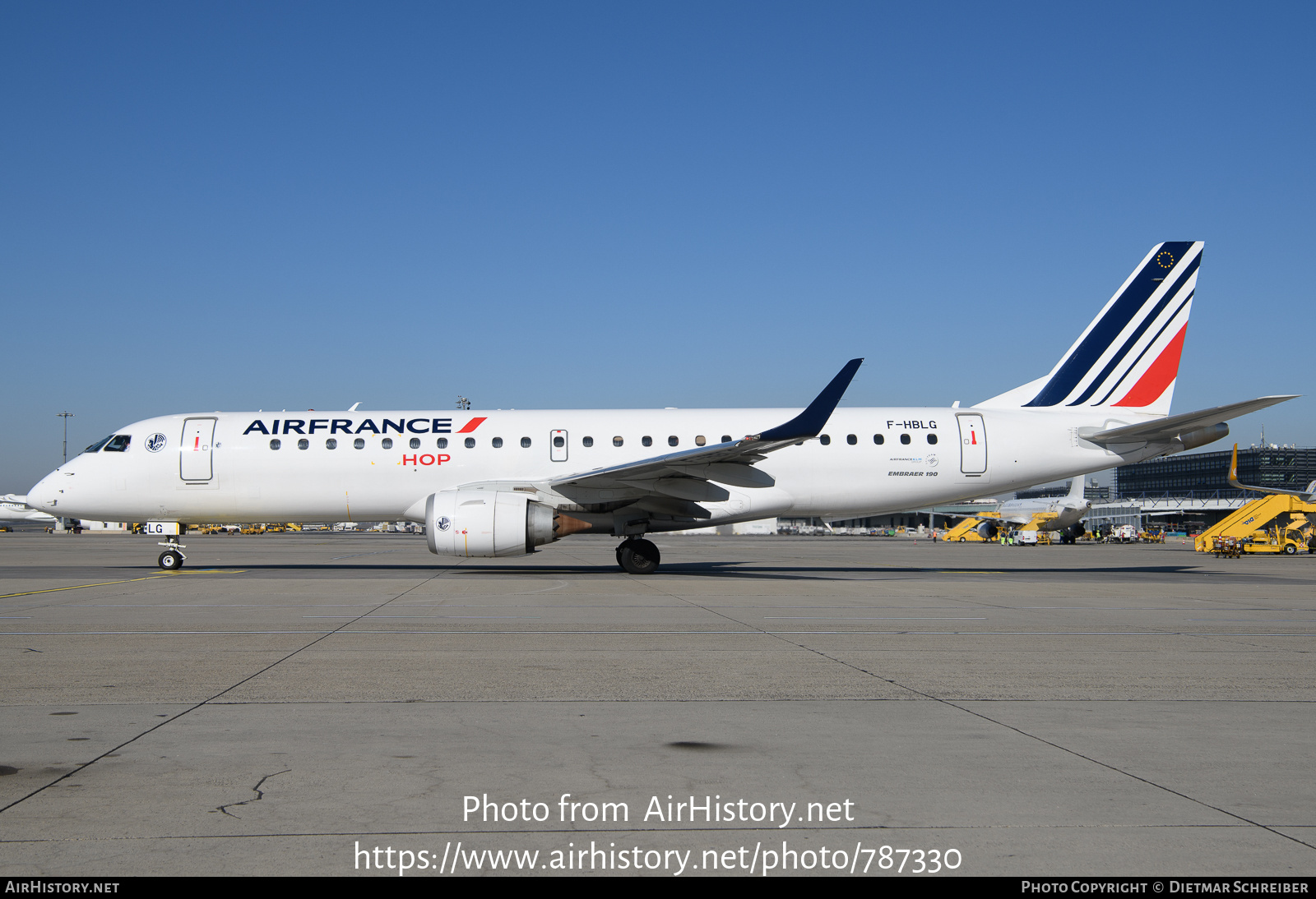 Aircraft Photo of F-HBLG | Embraer 190STD (ERJ-190-100STD) | Air France | AirHistory.net #787330