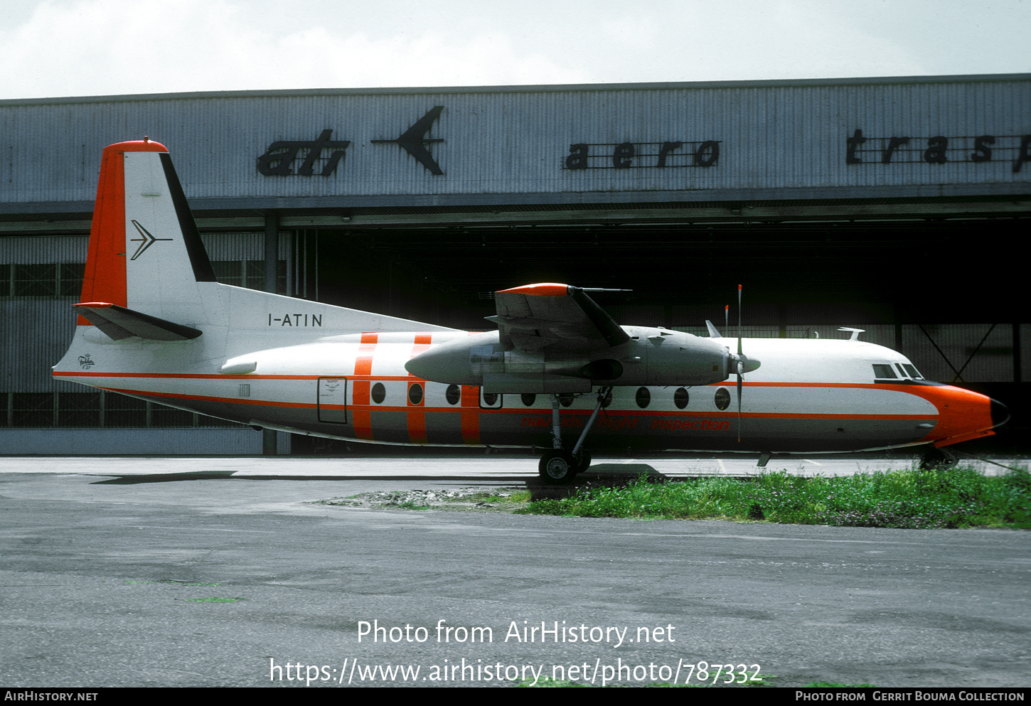 Aircraft Photo of I-ATIN | Fokker F27-600 Friendship | Navaids Flight Inspection - Servizio Radiomisure | AirHistory.net #787332