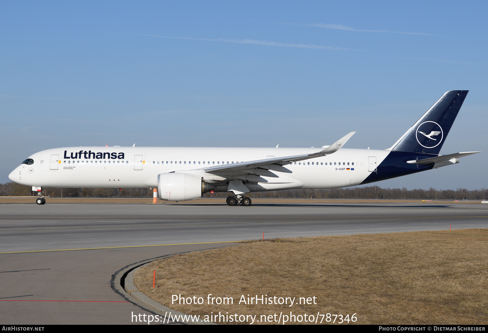 Aircraft Photo of D-AIXP | Airbus A350-941 | Lufthansa | AirHistory.net #787346