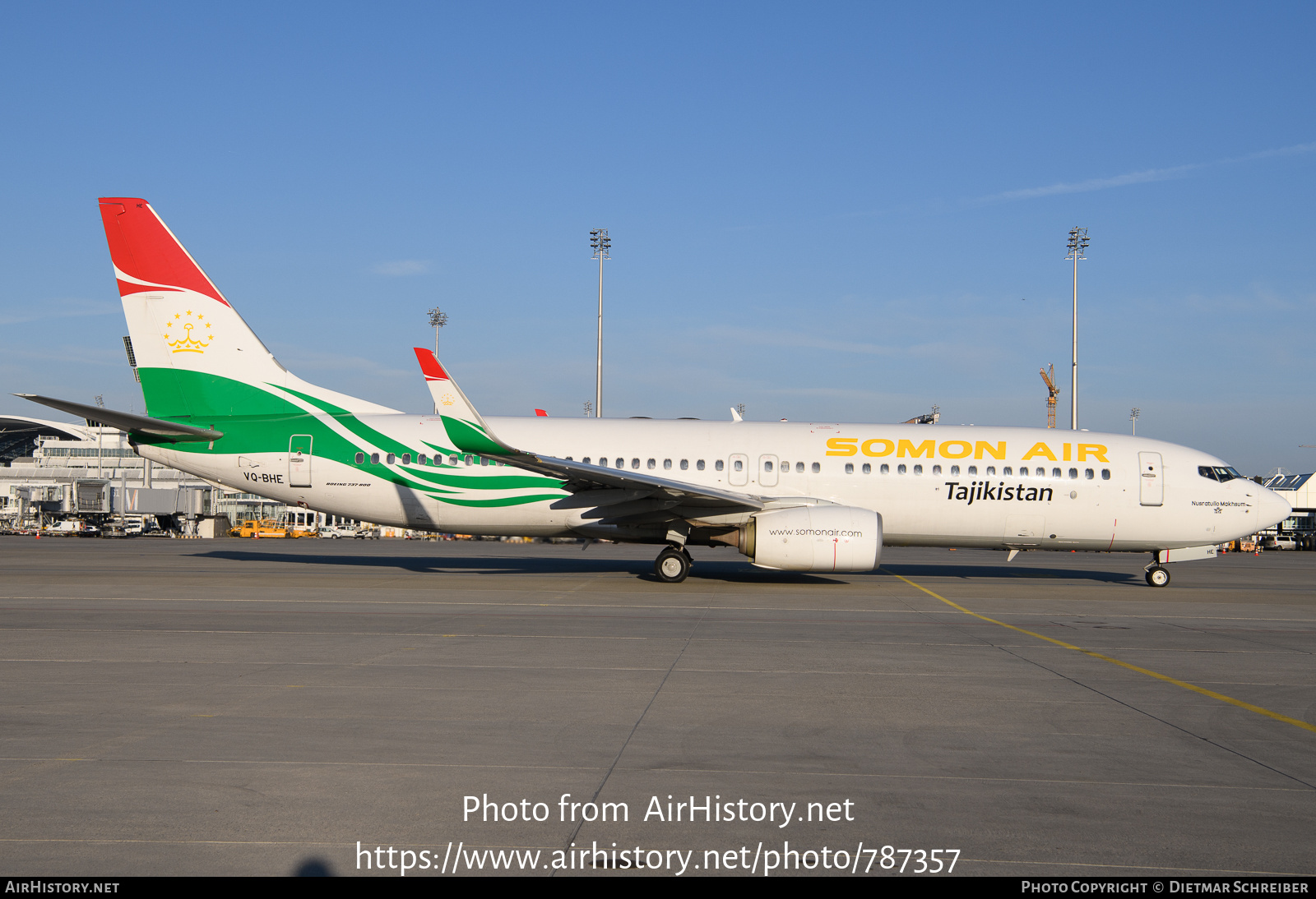 Aircraft Photo of VQ-BHE | Boeing 737-8GP | Somon Air | AirHistory.net #787357