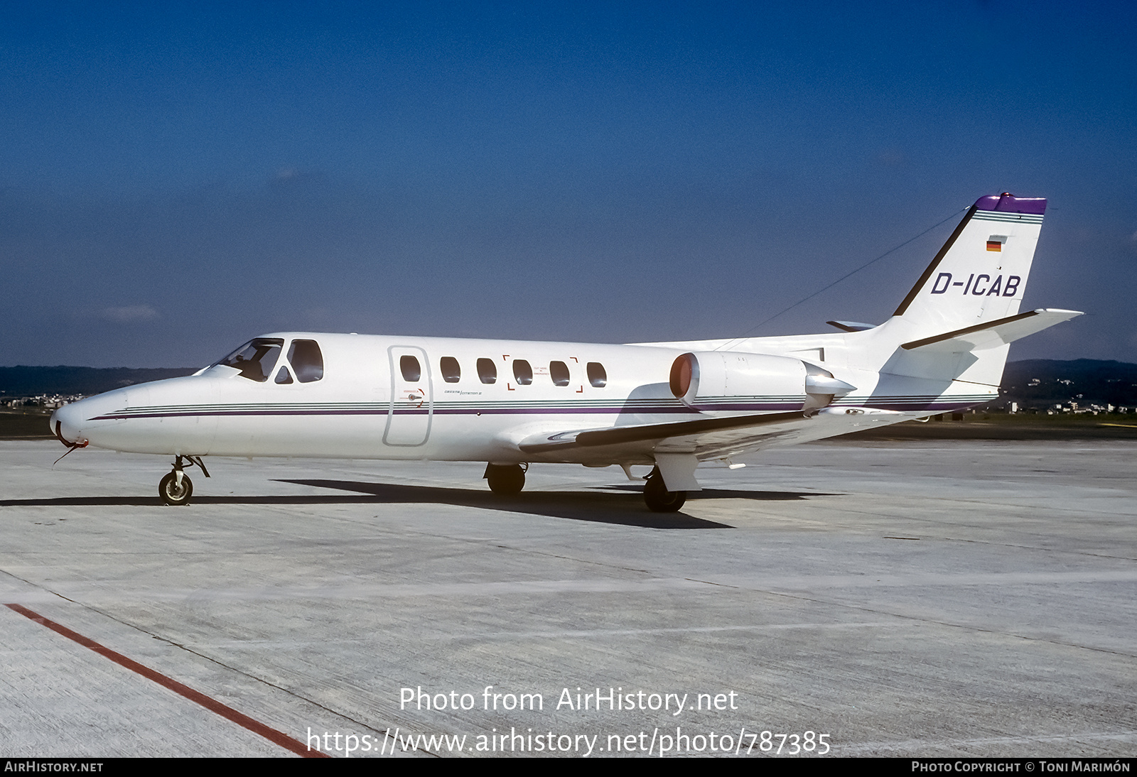 Aircraft Photo of D-ICAB | Cessna 551 Citation II/SP | AirHistory.net #787385