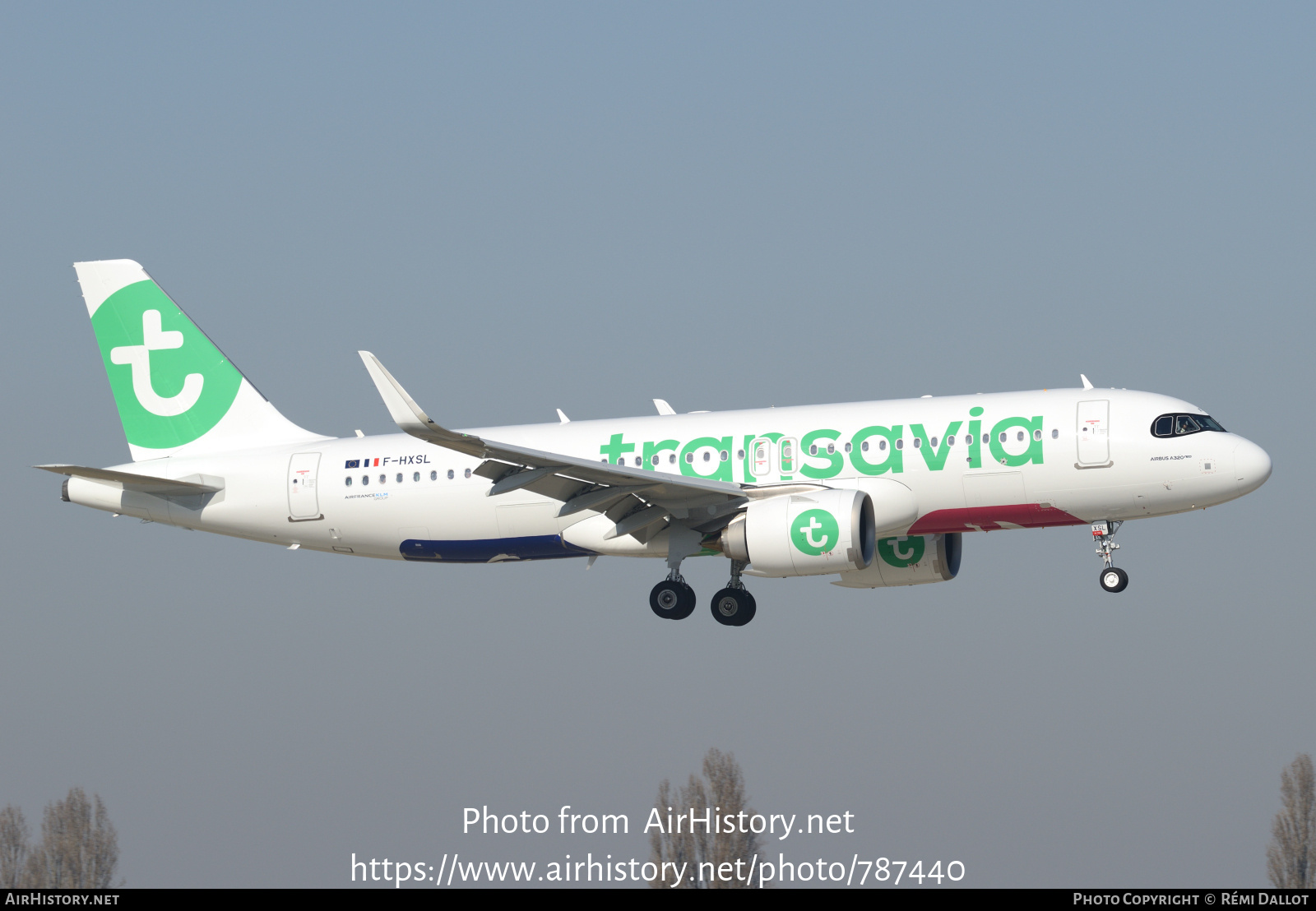 Aircraft Photo of F-HXSL | Airbus A320-252N | Transavia | AirHistory.net #787440