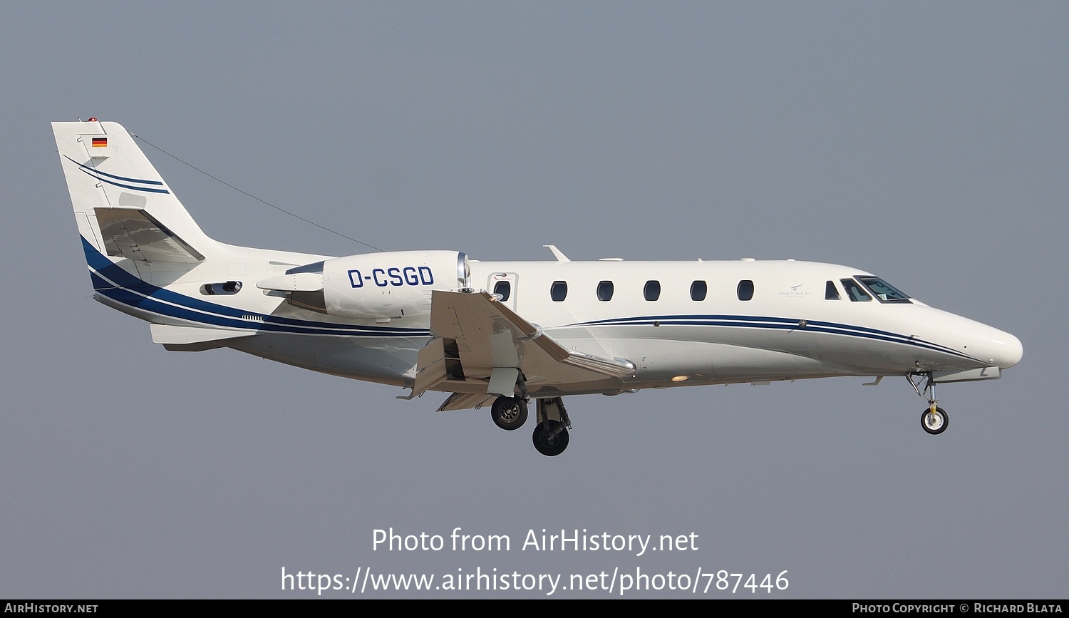 Aircraft Photo of D-CSGD | Cessna 560XL Citation XLS | Silver Cloud Air | AirHistory.net #787446