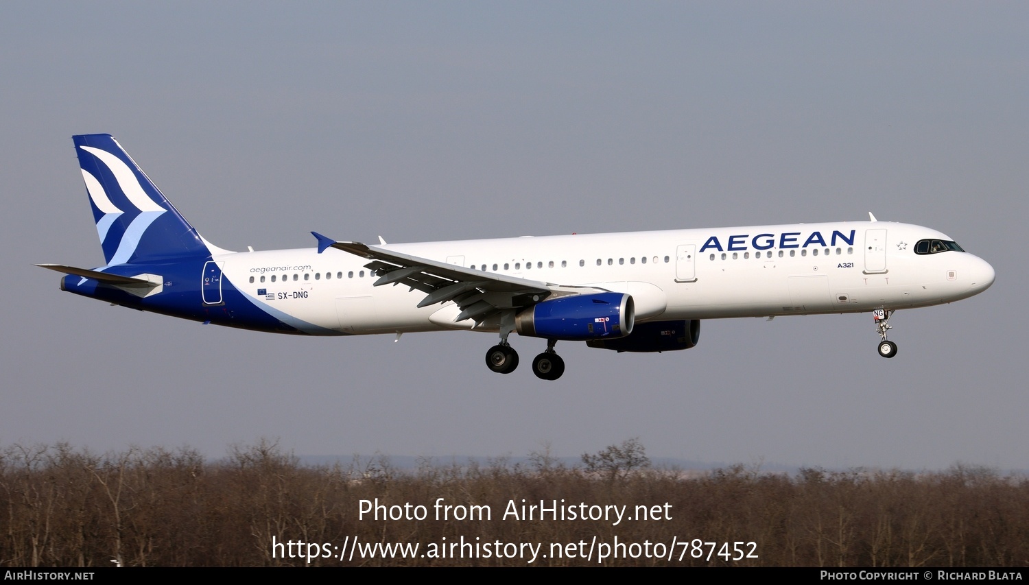 Aircraft Photo of SX-DNG | Airbus A321-231 | Aegean Airlines | AirHistory.net #787452