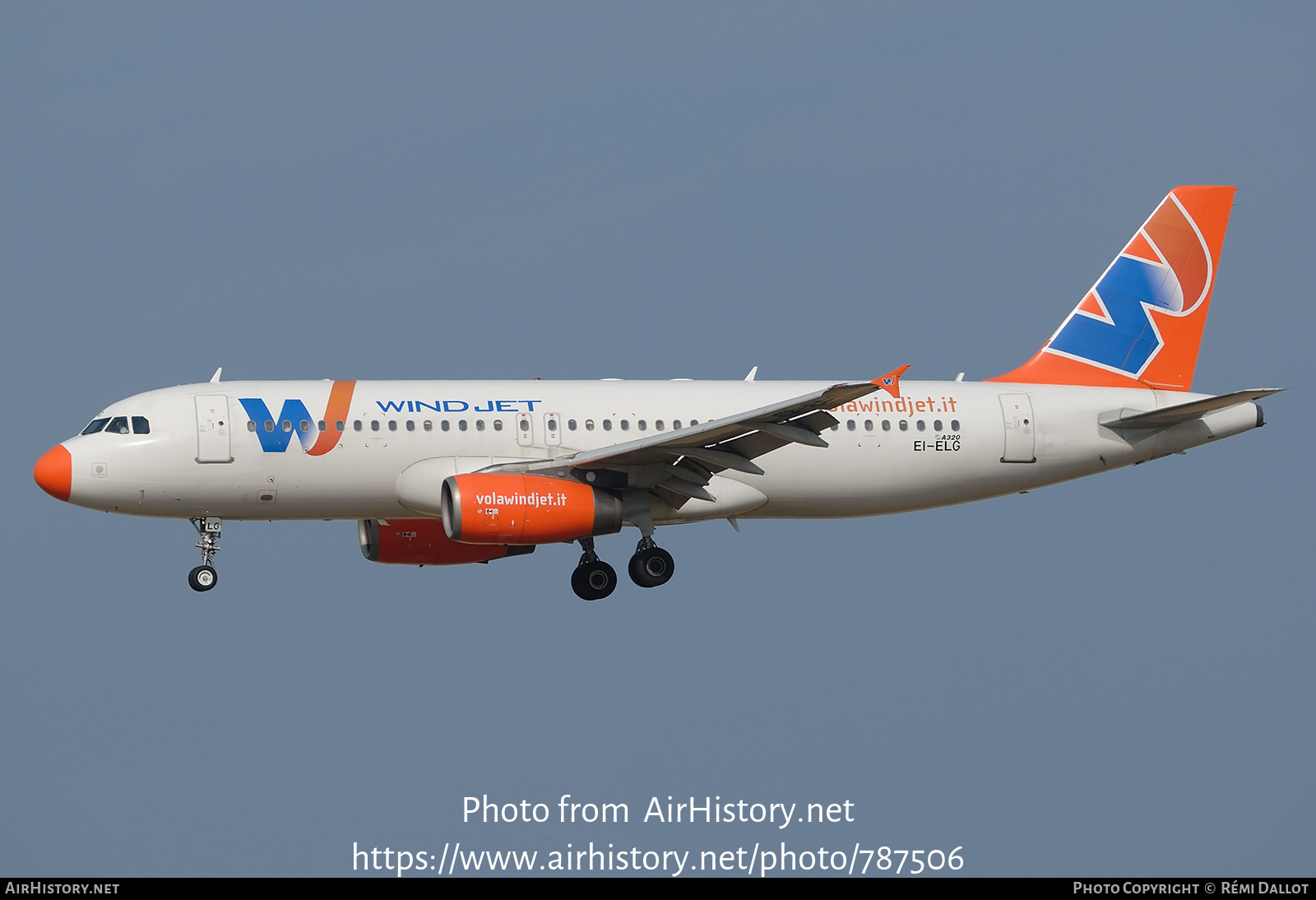 Aircraft Photo of EI-ELG | Airbus A320-232 | Wind Jet | AirHistory.net #787506