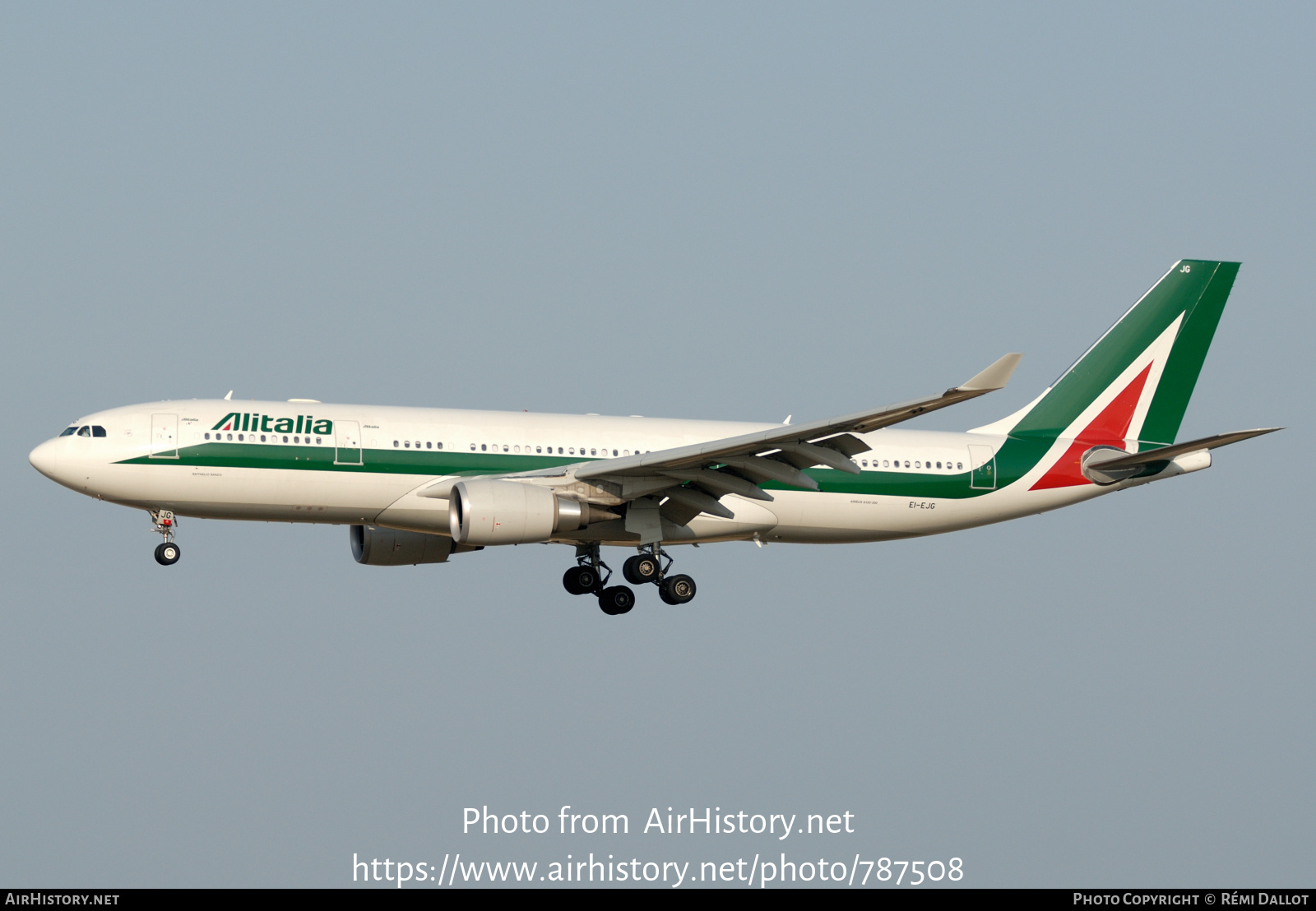 Aircraft Photo of EI-EJG | Airbus A330-202 | Alitalia | AirHistory.net #787508