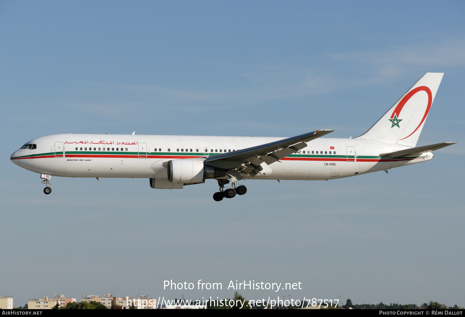 Aircraft Photo of CN-ROG | Boeing 767-328/ER | Royal Air Maroc - RAM | AirHistory.net #787517