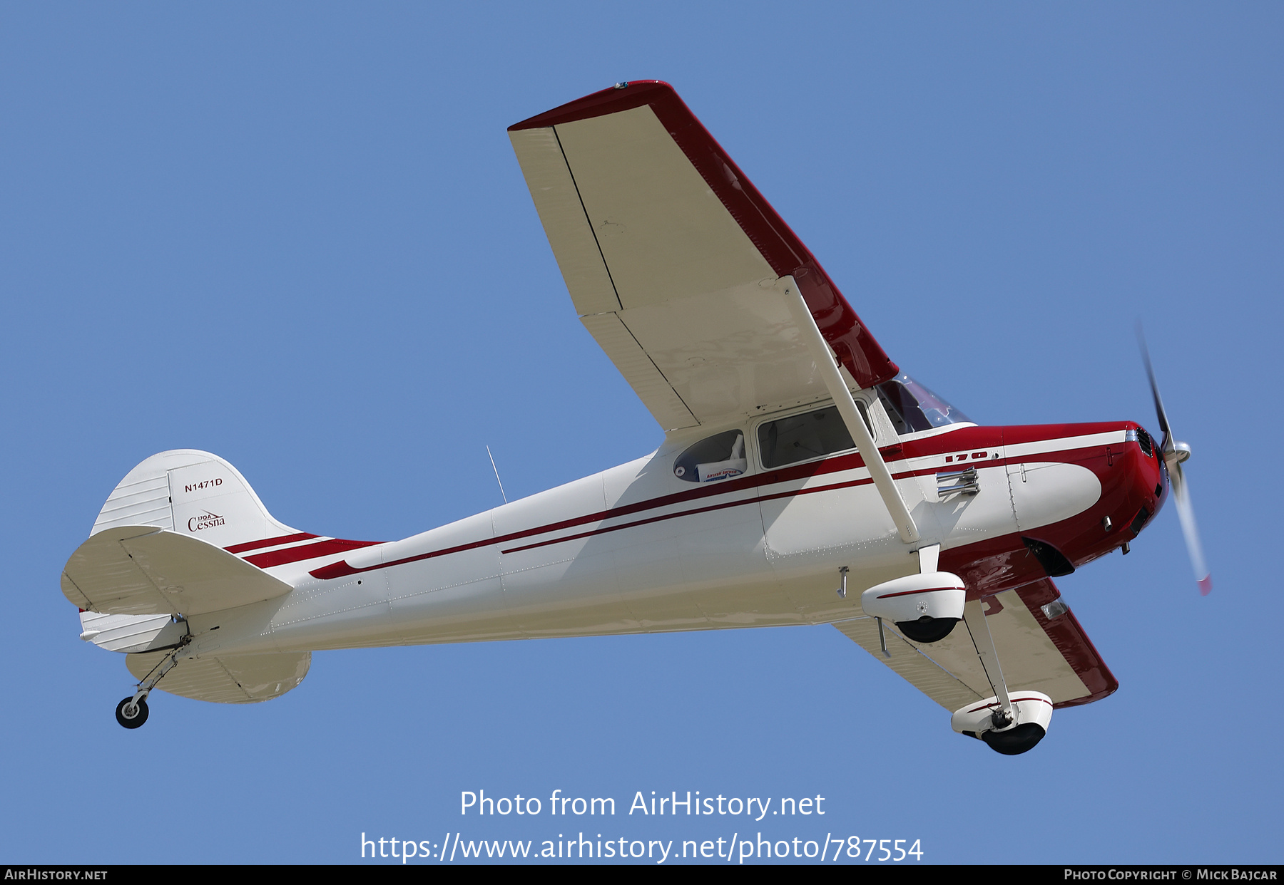 Aircraft Photo of N1471D | Cessna 170A | AirHistory.net #787554