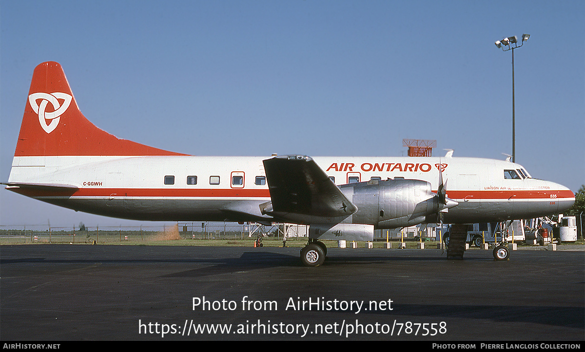 Aircraft Photo of C-GGWH | Convair 580 | Air Ontario | AirHistory.net #787558