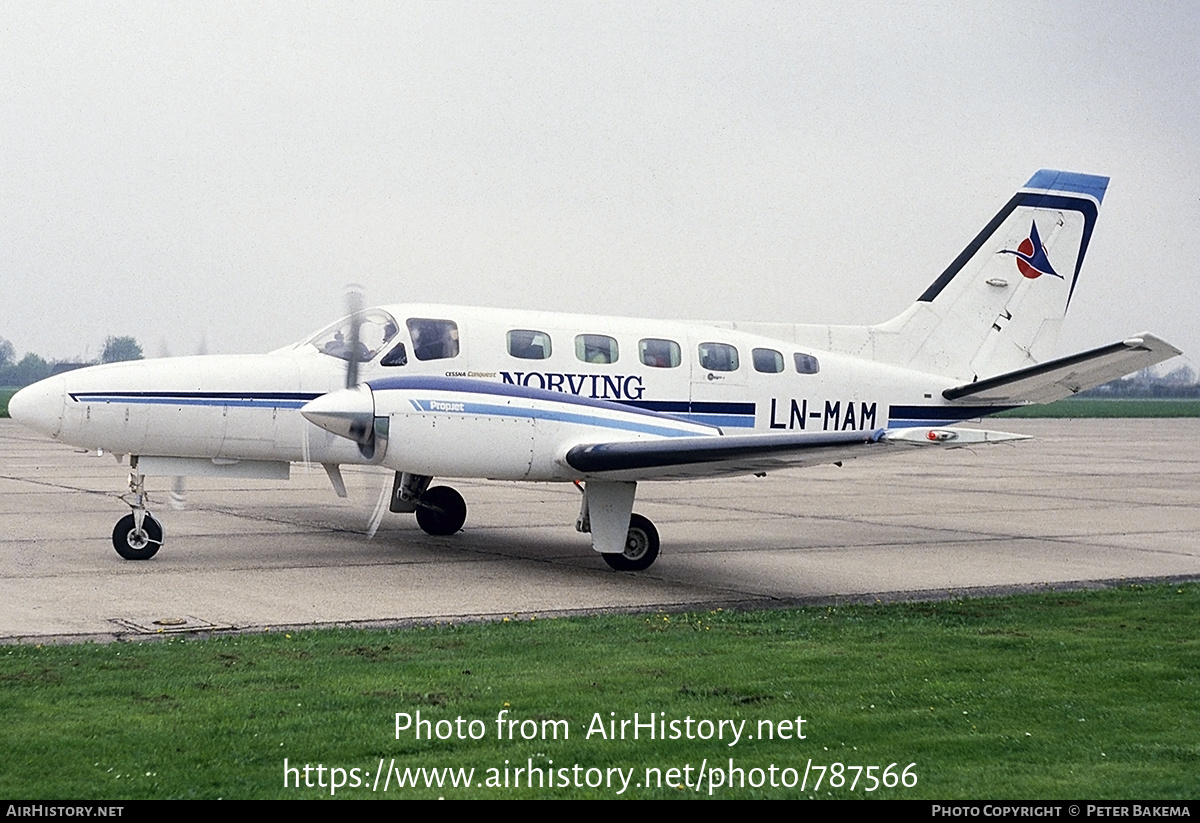 Aircraft Photo of LN-MAM | Cessna 441 Conquest | Norving | AirHistory.net #787566