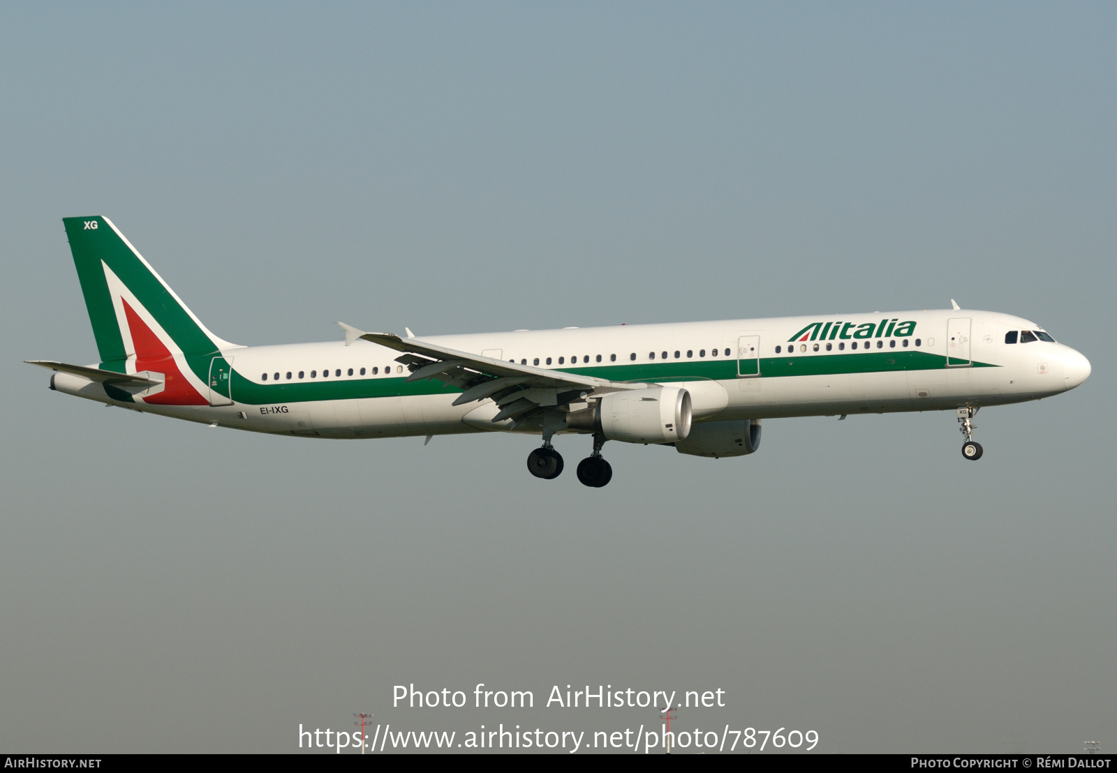 Aircraft Photo of EI-IXG | Airbus A321-112 | Alitalia | AirHistory.net #787609