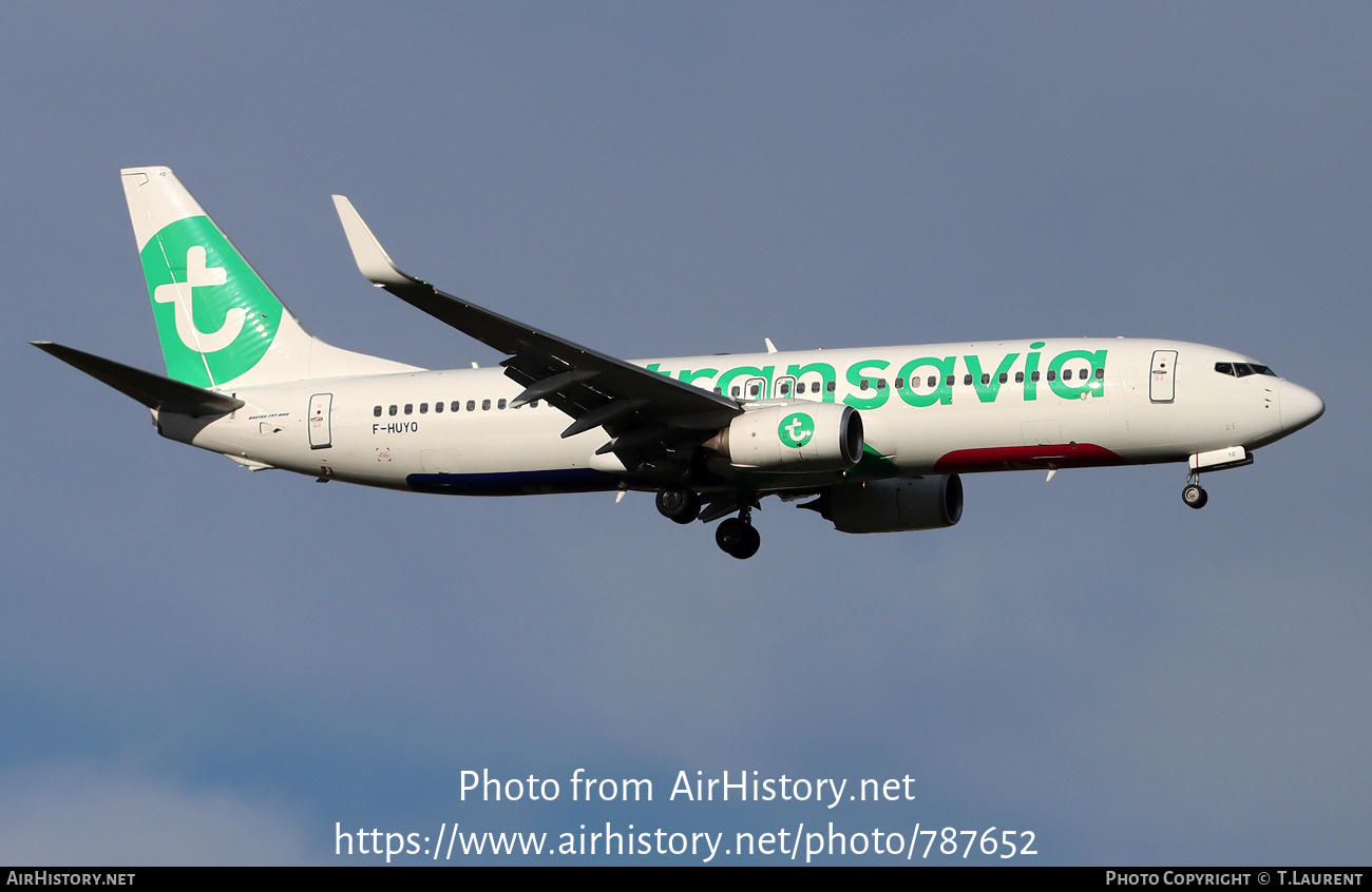 Aircraft Photo of F-HUYO | Boeing 737-82R | Transavia | AirHistory.net #787652