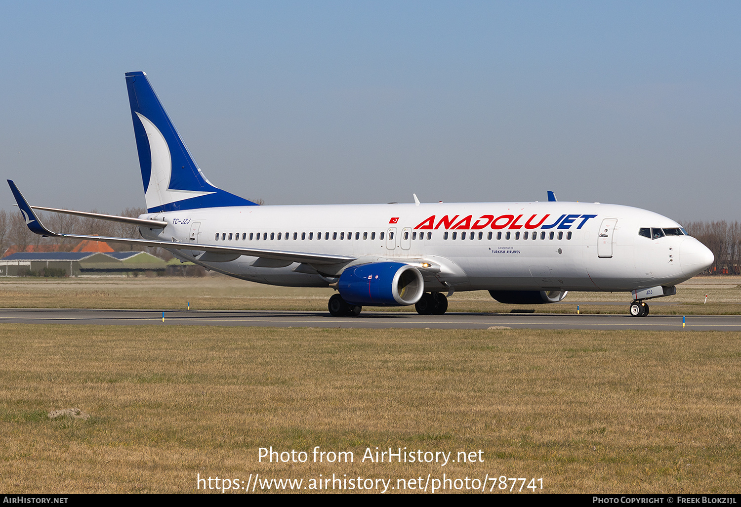 Aircraft Photo of TC-JZJ | Boeing 737-8AS | AnadoluJet | AirHistory.net #787741