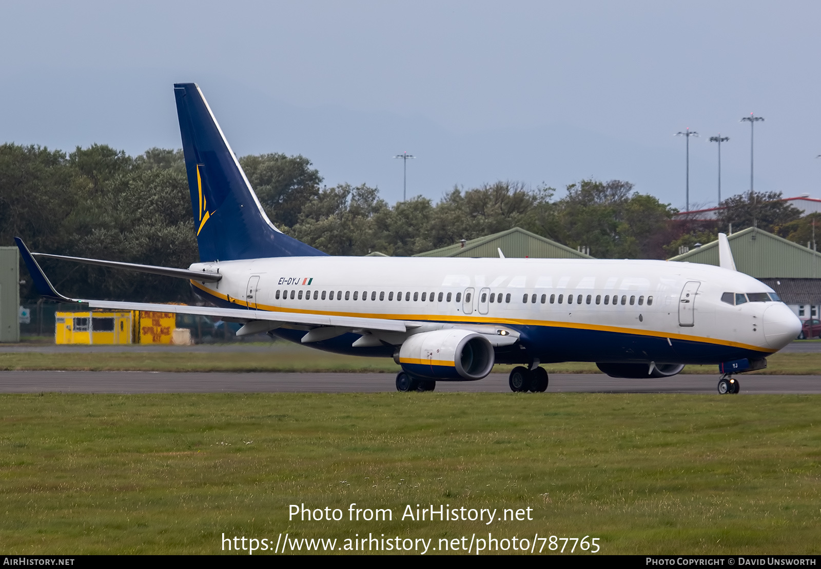 Aircraft Photo of EI-DYJ | Boeing 737-8AS | Ryanair | AirHistory.net #787765