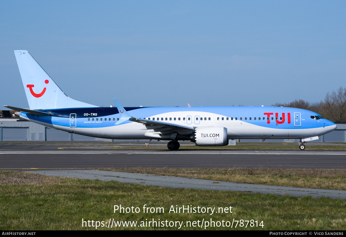 Aircraft Photo of OO-TMS | Boeing 737-8 Max 8 | TUI | AirHistory.net #787814